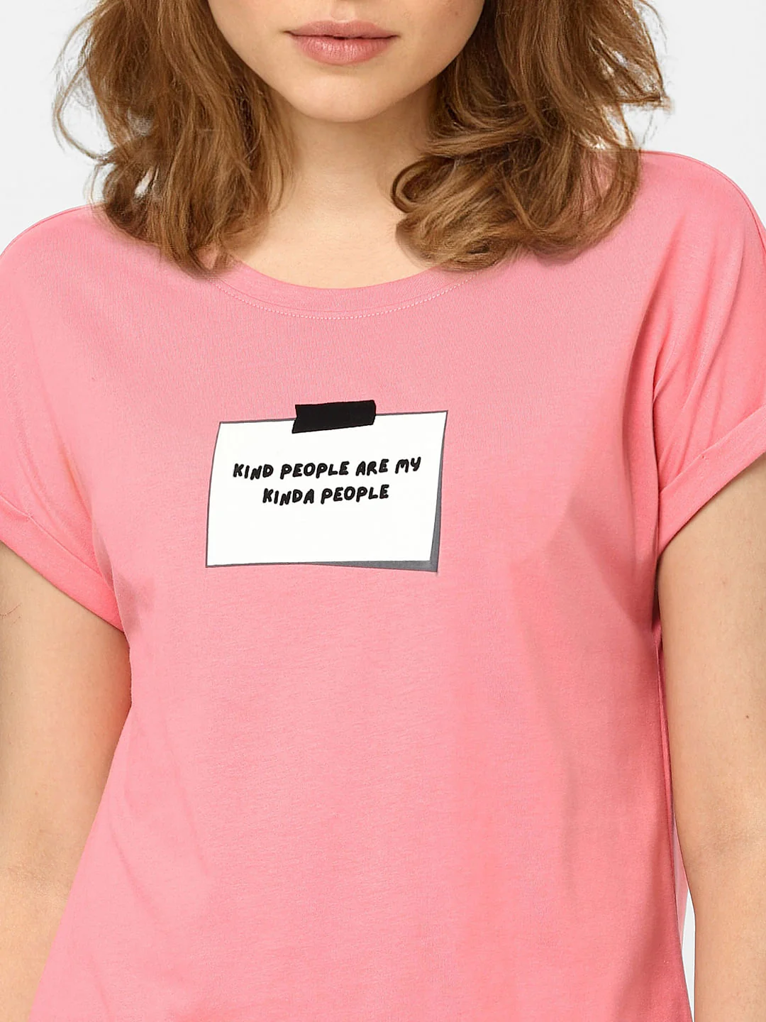 Pink Graphic Print T-Shirt - Image 4