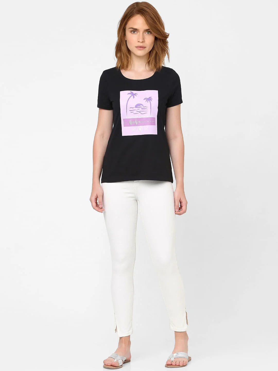 Black Graphic Print T-Shirt - Image 4