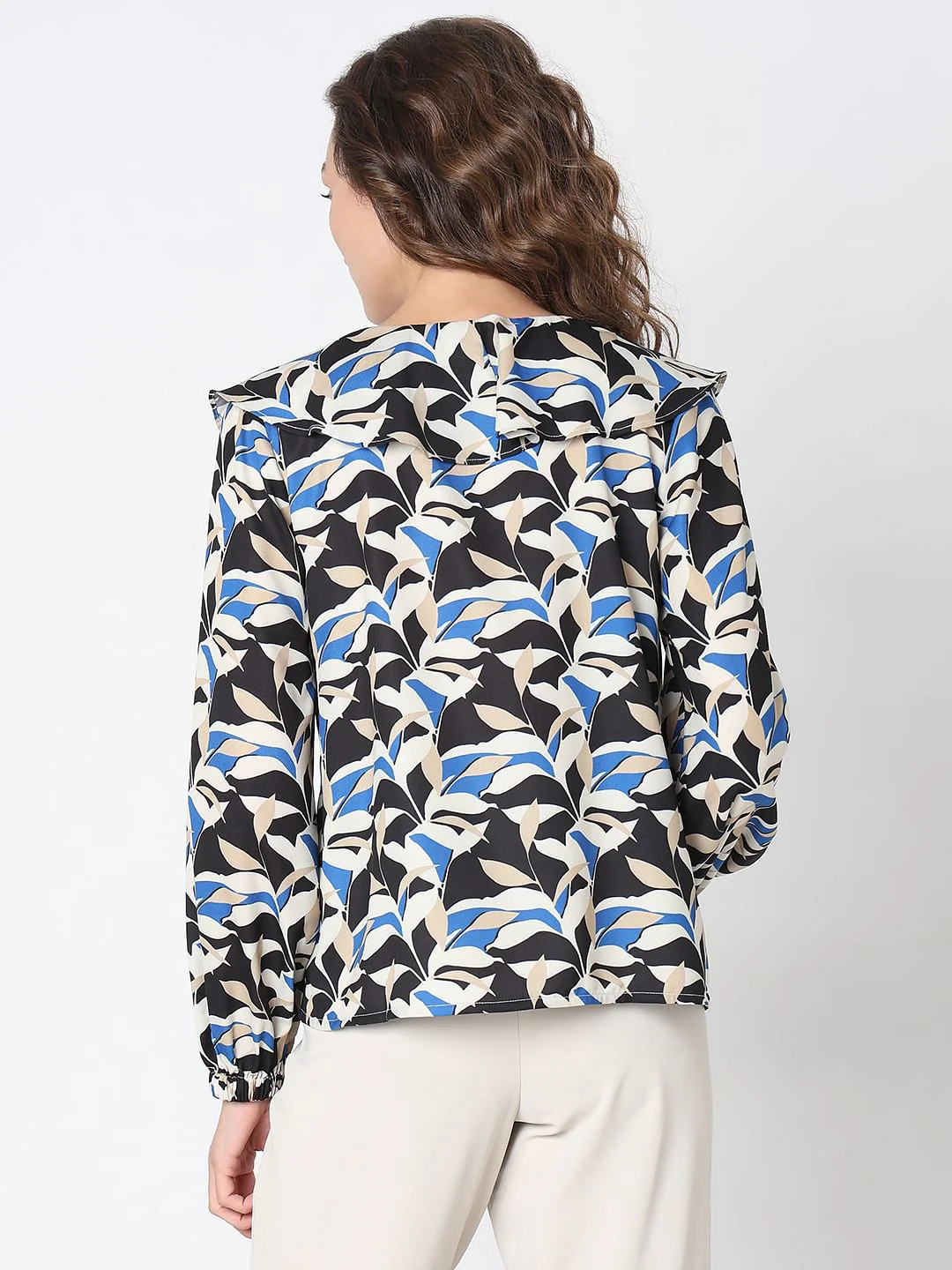 Black Printed Top - Image 4
