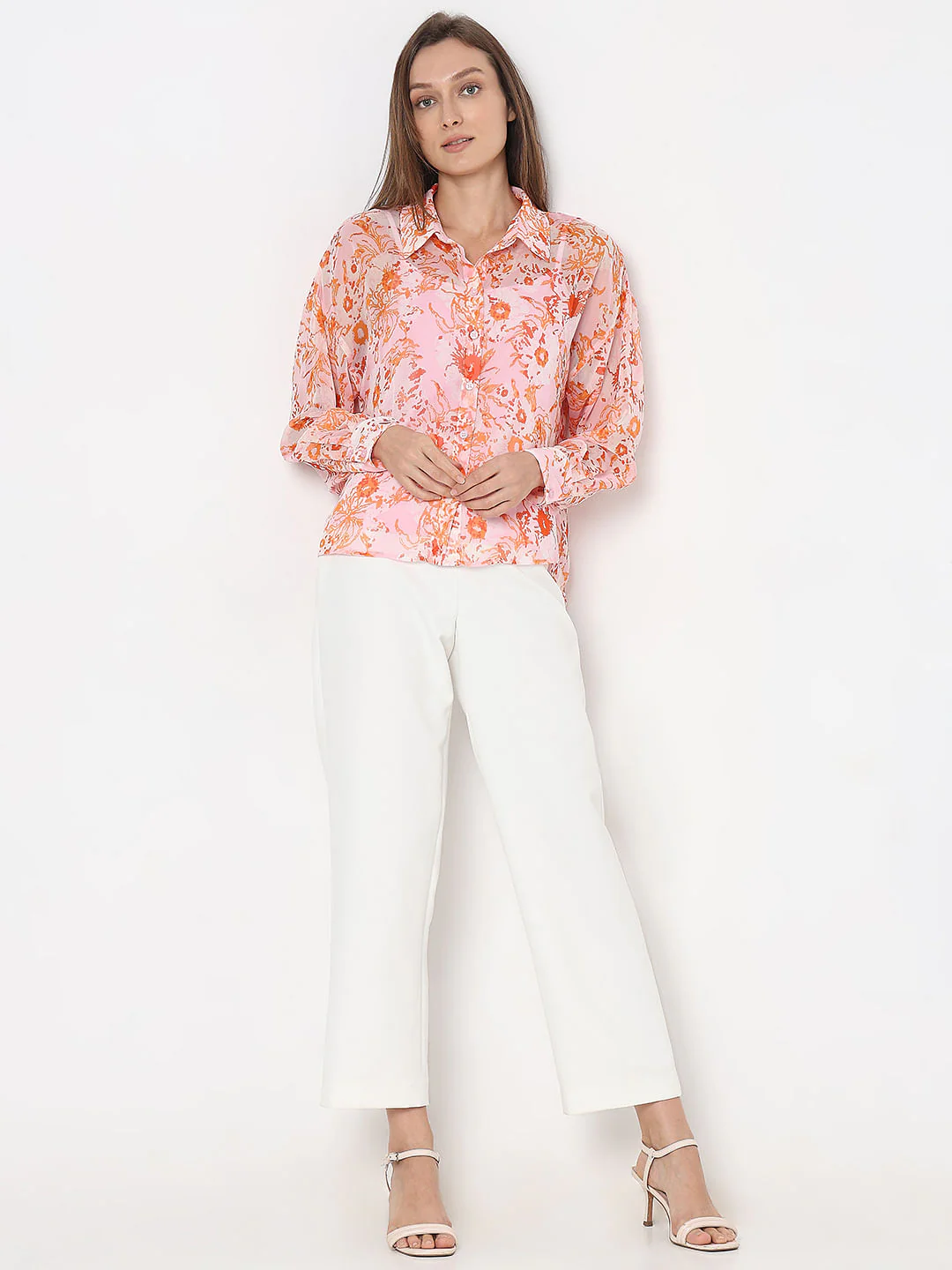 Orange Floral Shirt - Image 5