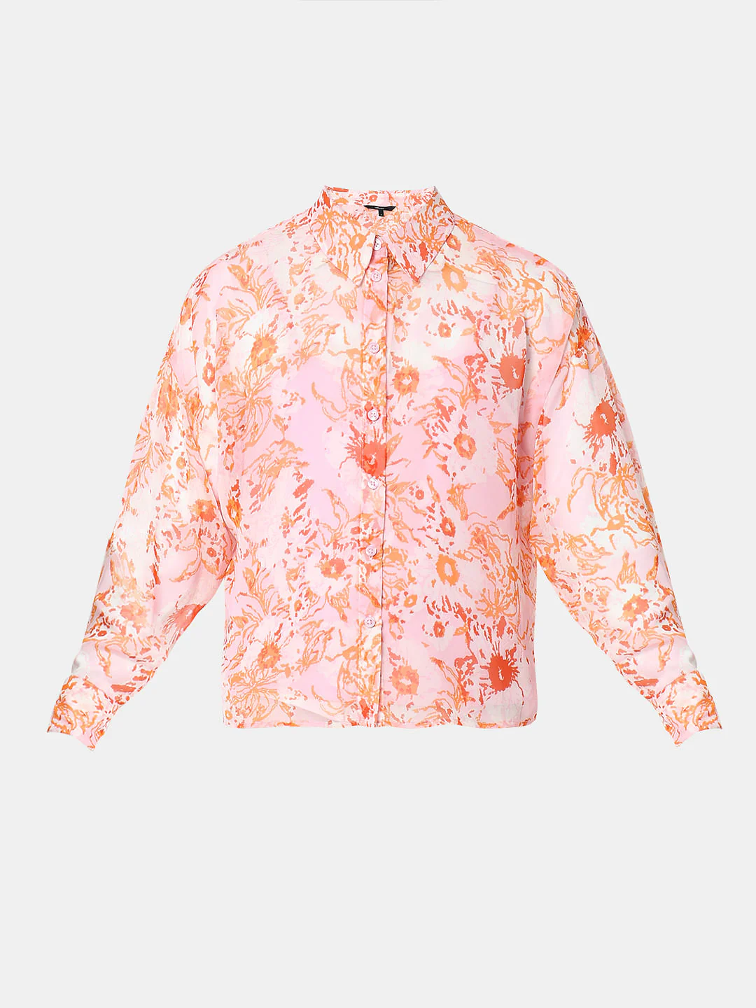 Orange Floral Shirt - Image 7