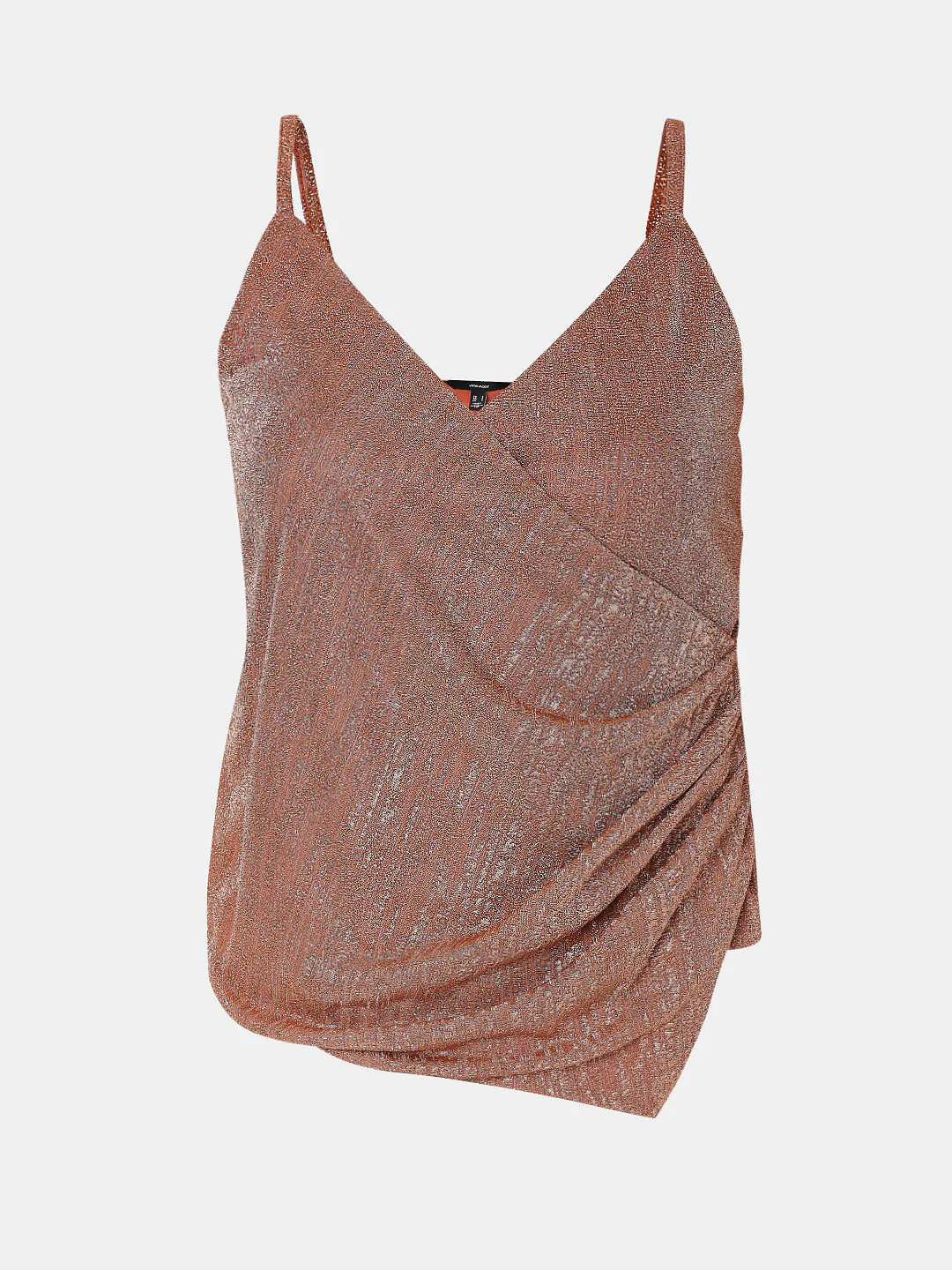 Peach Metallic Lurex Top - Image 7
