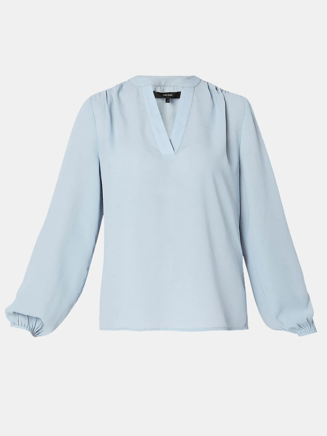Blue V-Neck Top - Image 7