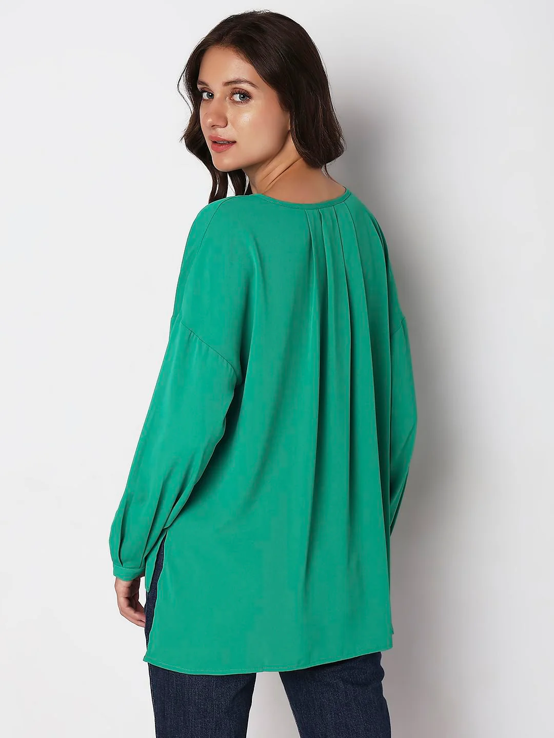 Green Full Sleeves Top - Image 4