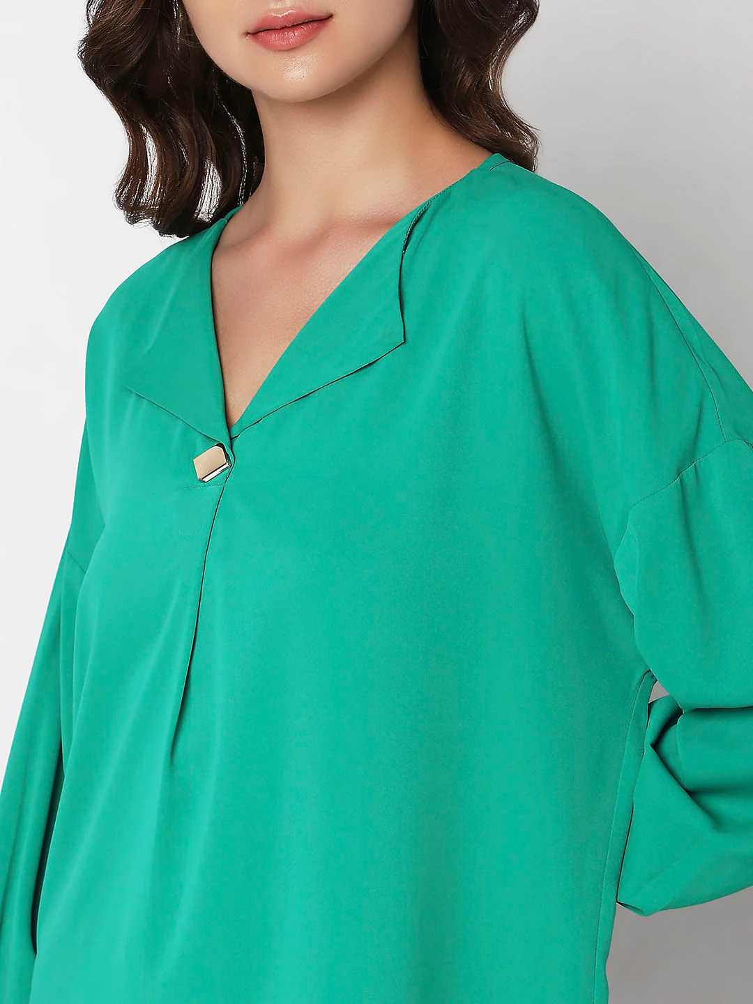 Green Full Sleeves Top - Image 6
