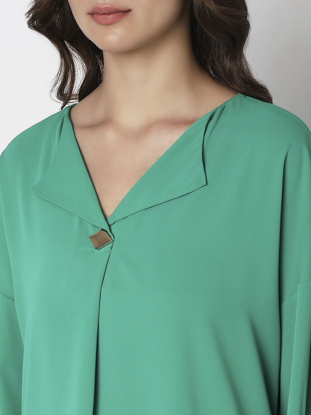 Green Full Sleeves Top - Image 8