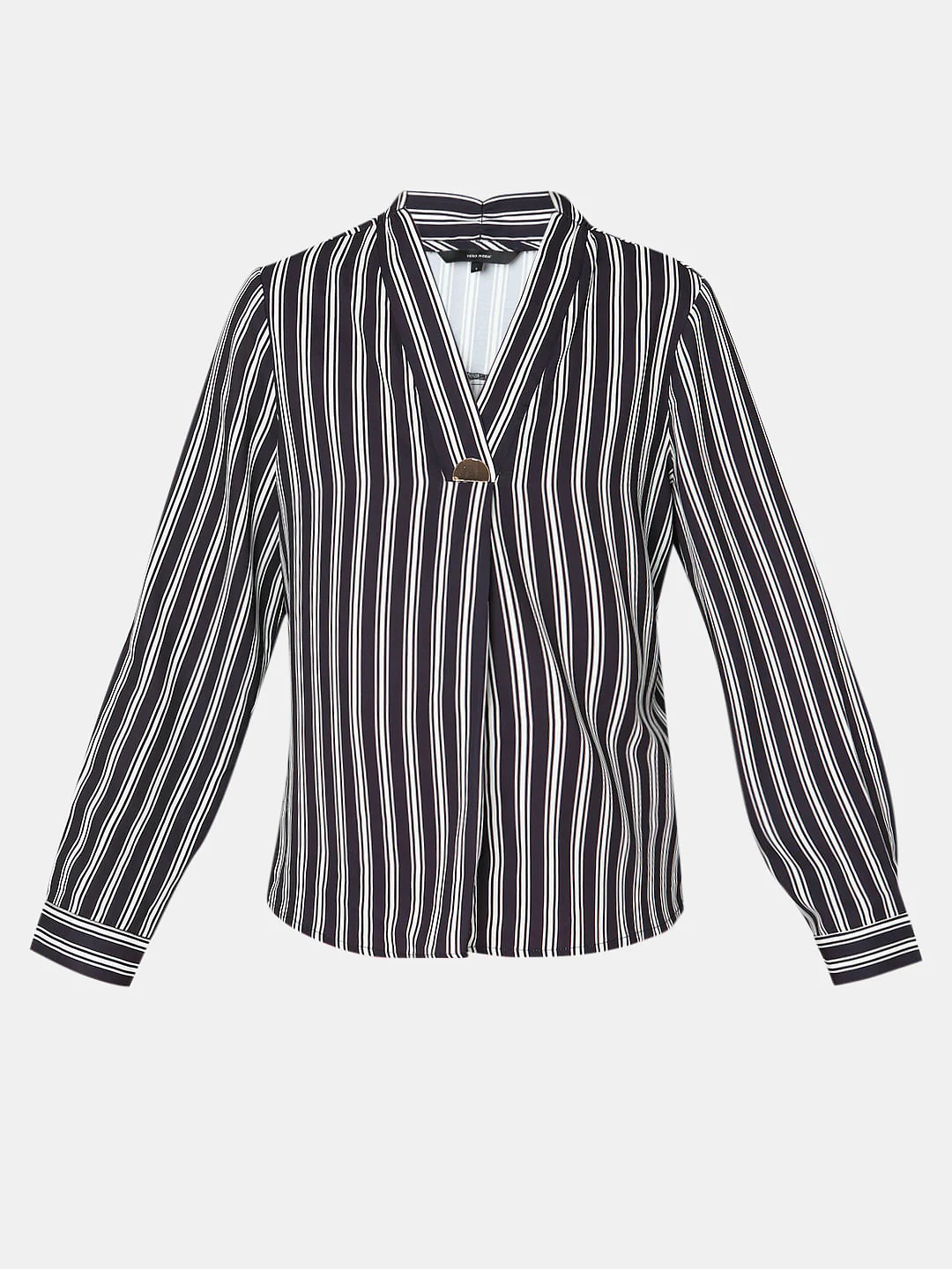Black Striped Full Sleeves Top - Image 7