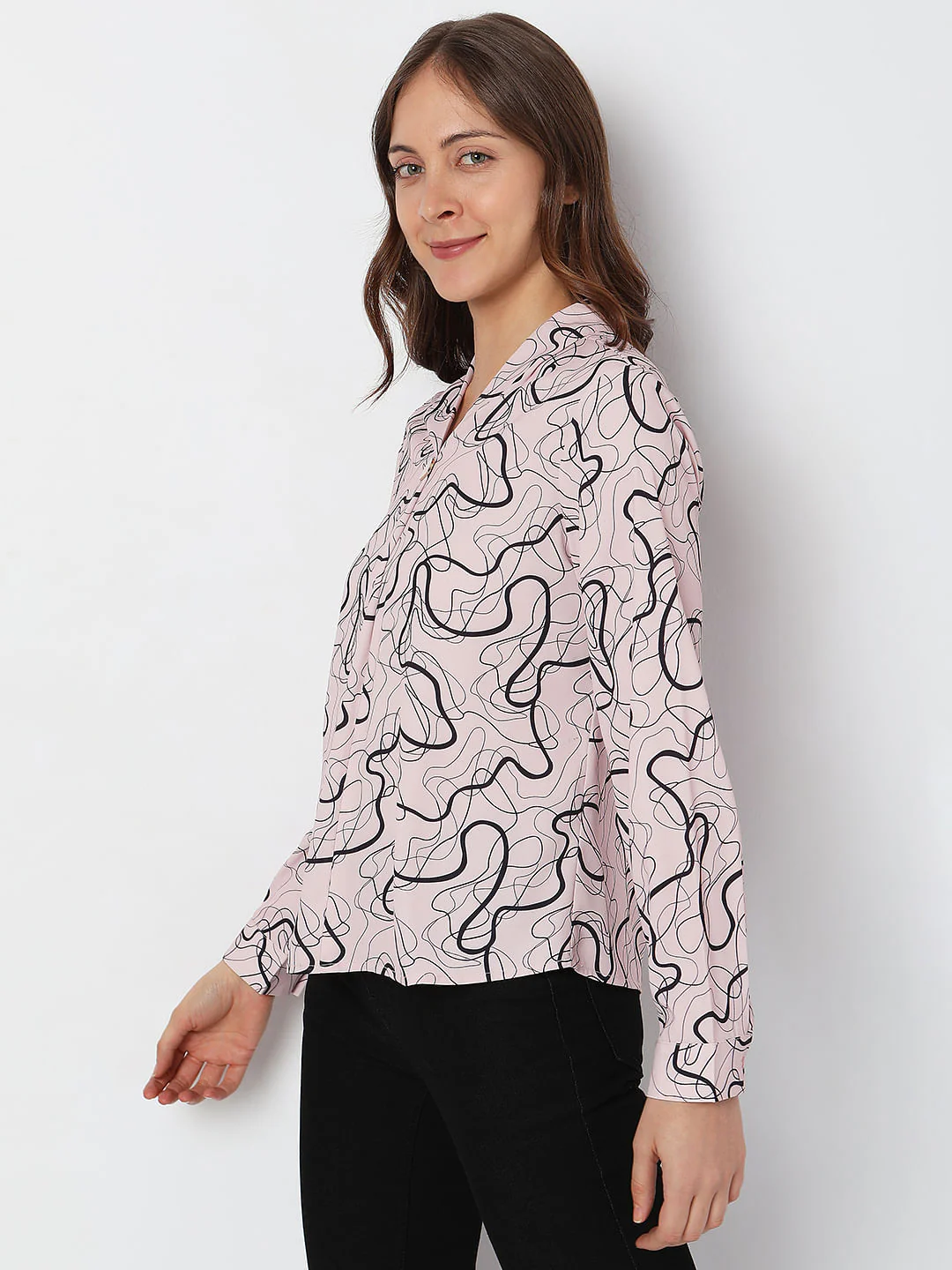 Lilac Printed Top - Image 3
