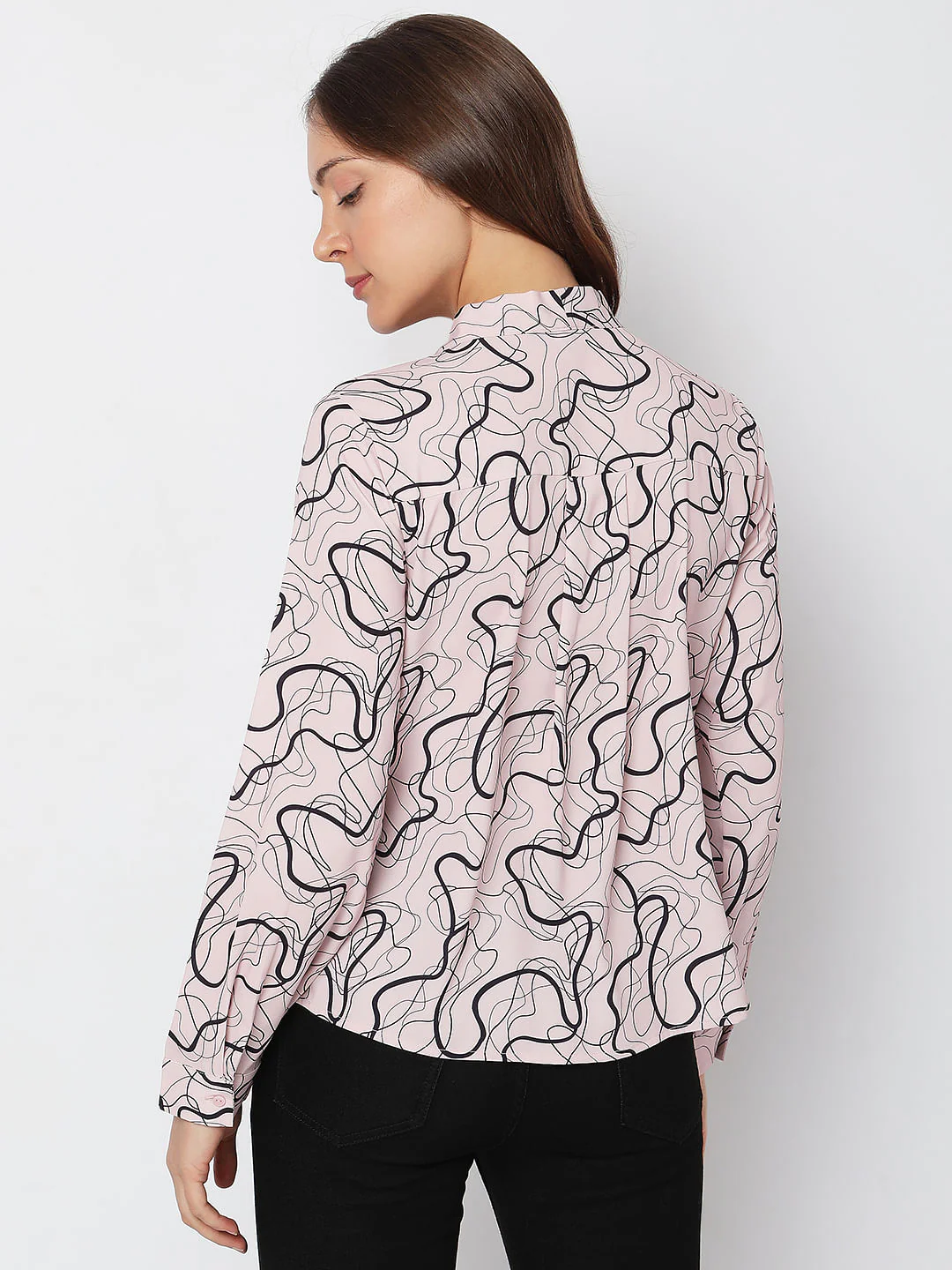 Lilac Printed Top - Image 4