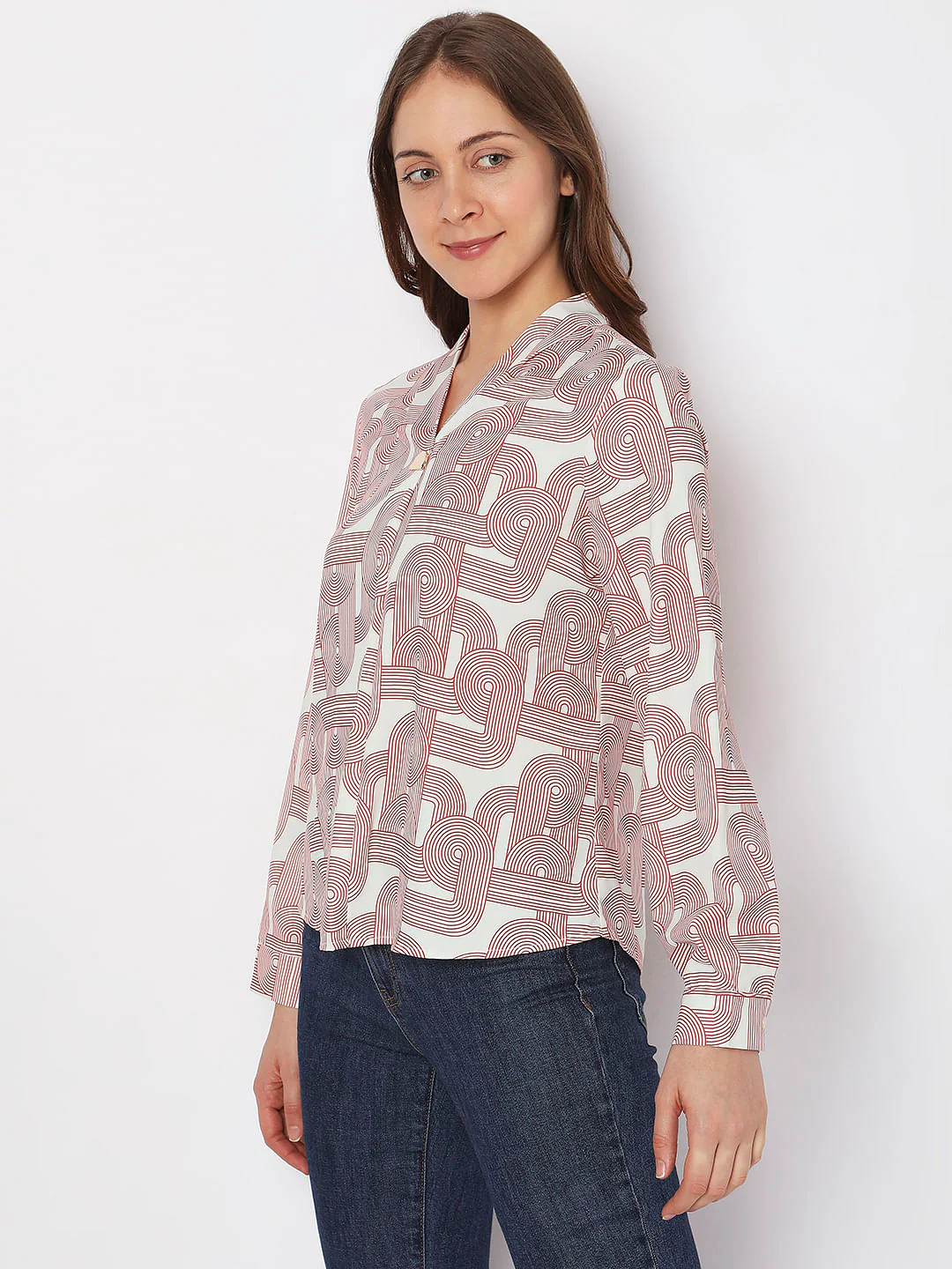Off-White Printed Top - Image 3