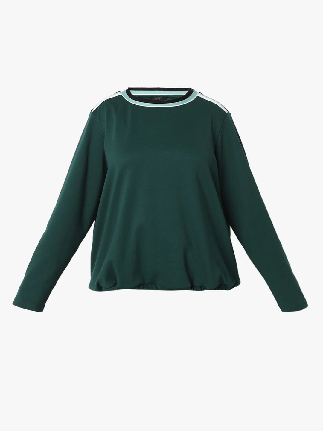 Curve Green Striped Co-Ord Set Sweatshirt - Image 7
