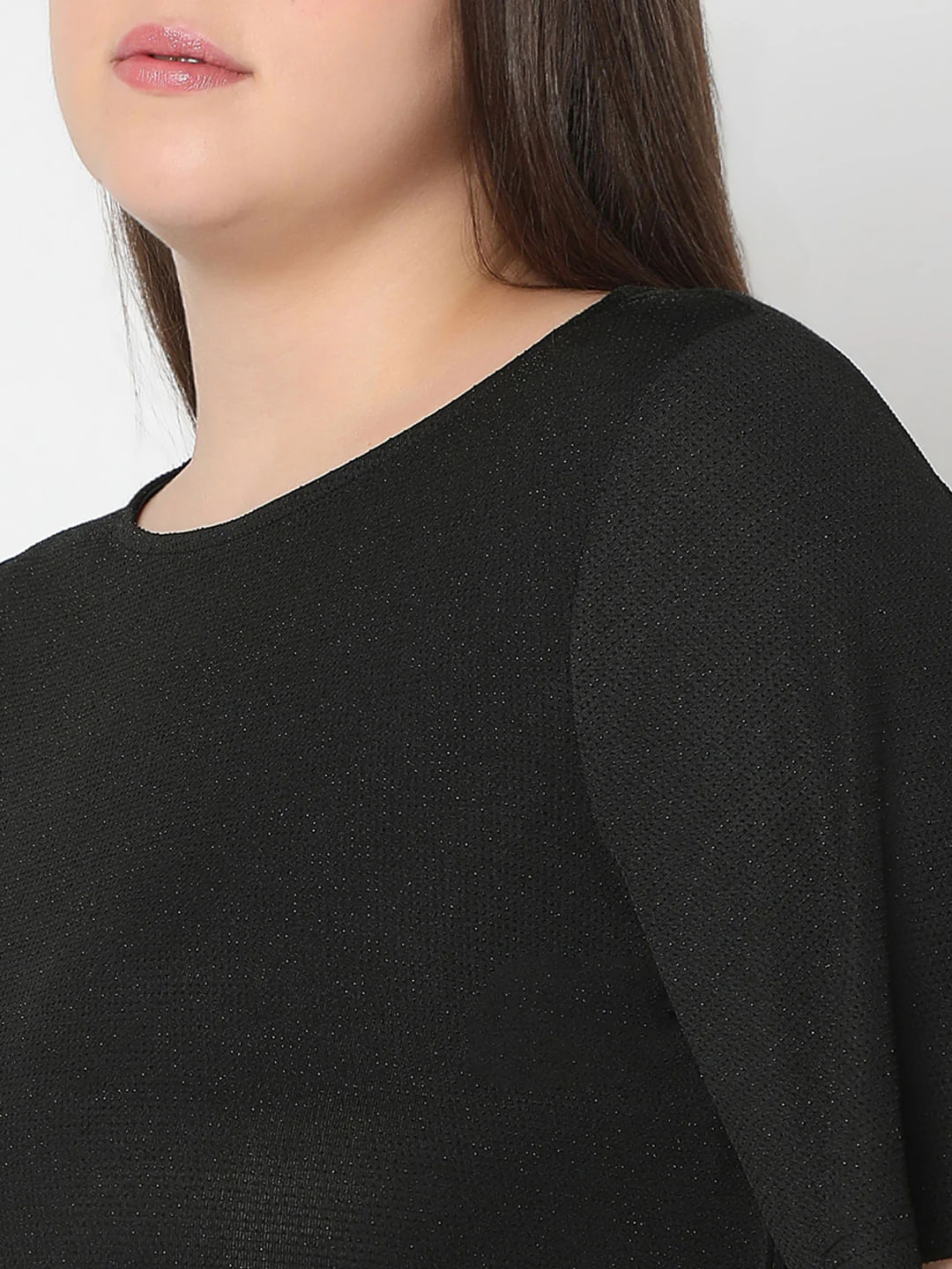 Curve Black Shimmer Top - Image 8