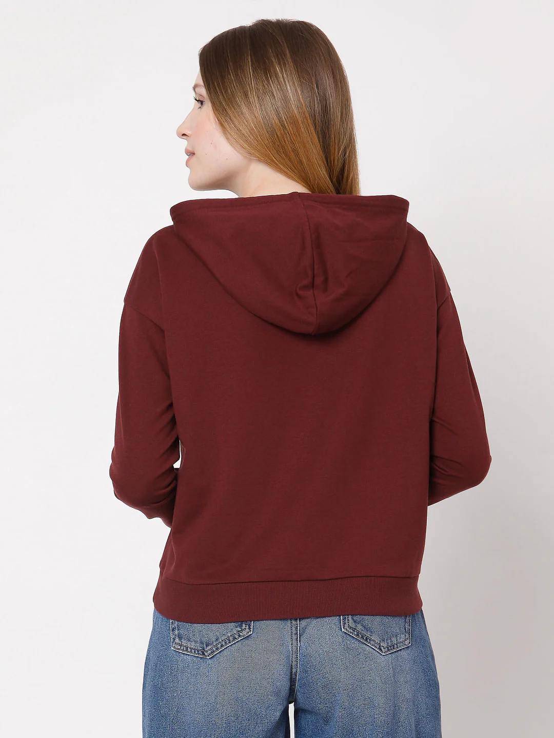 Maroon Hooded Sweatshirt - Image 4