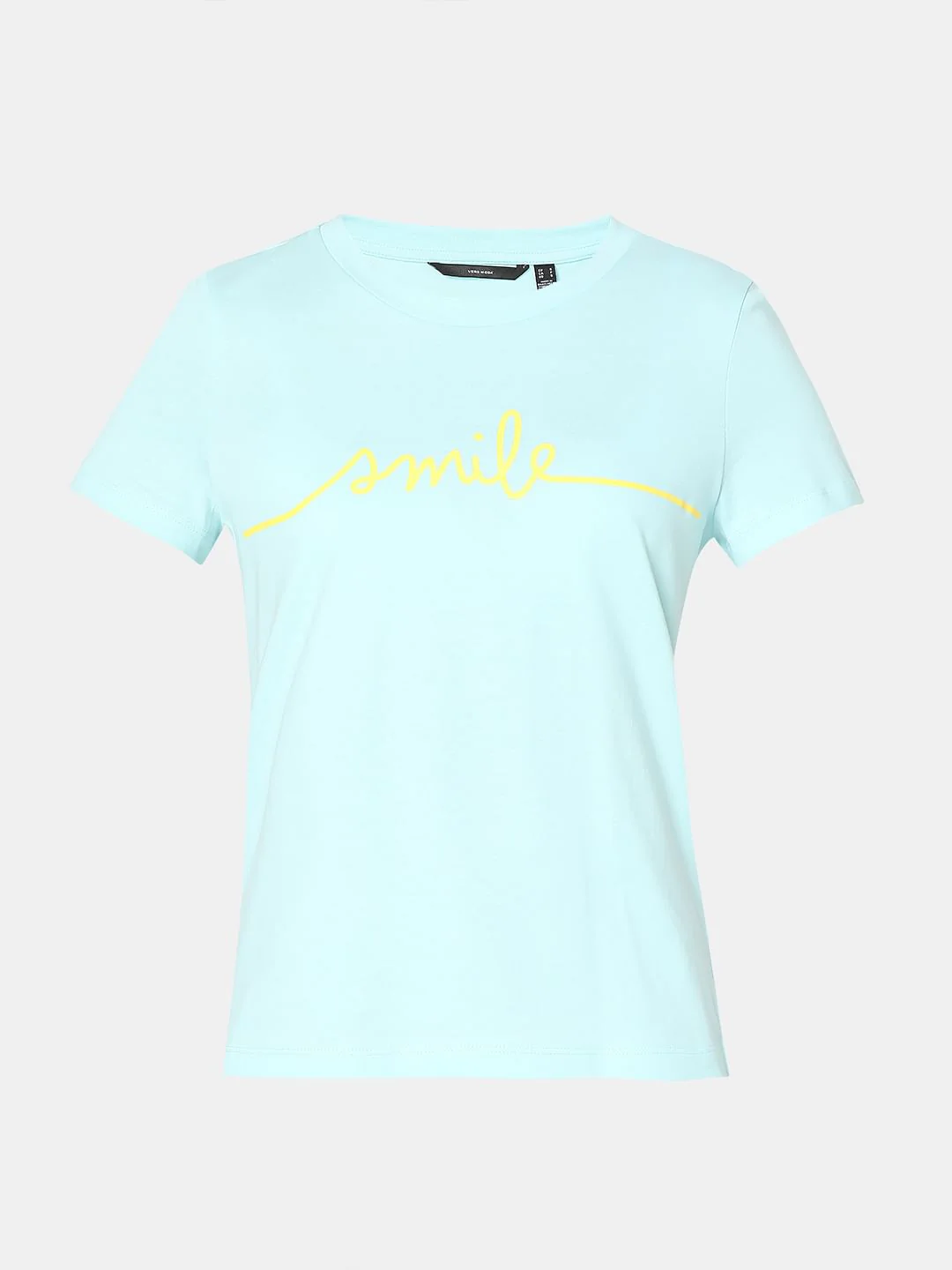 Light Blue Cotton T-Shirt - Image 7