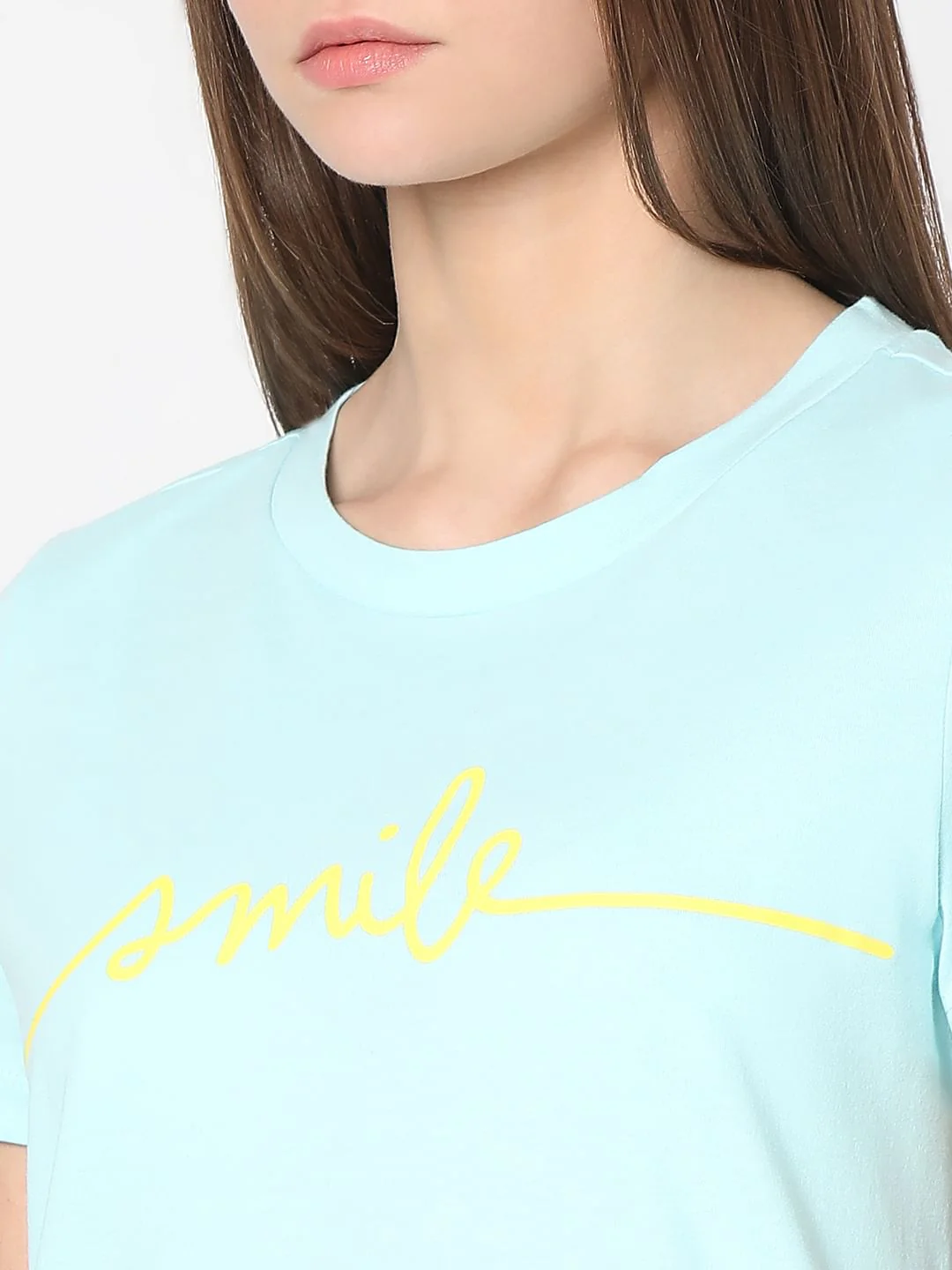 Light Blue Cotton T-Shirt - Image 8