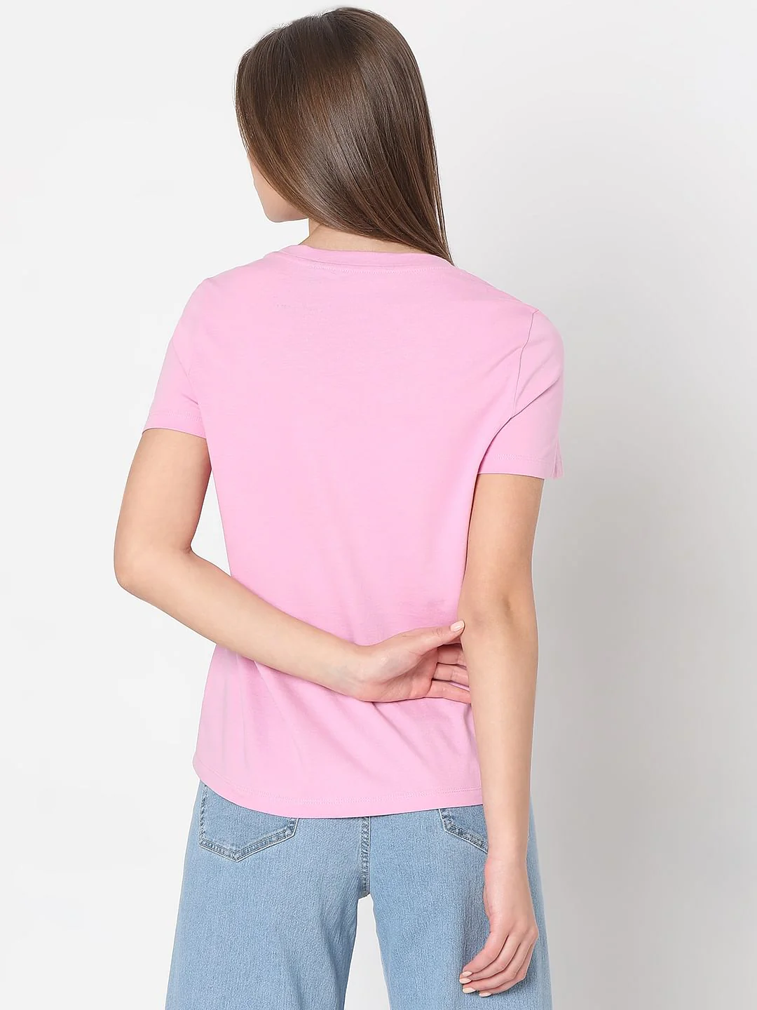 Pastel Lavender Cotton T-Shirt - Image 4