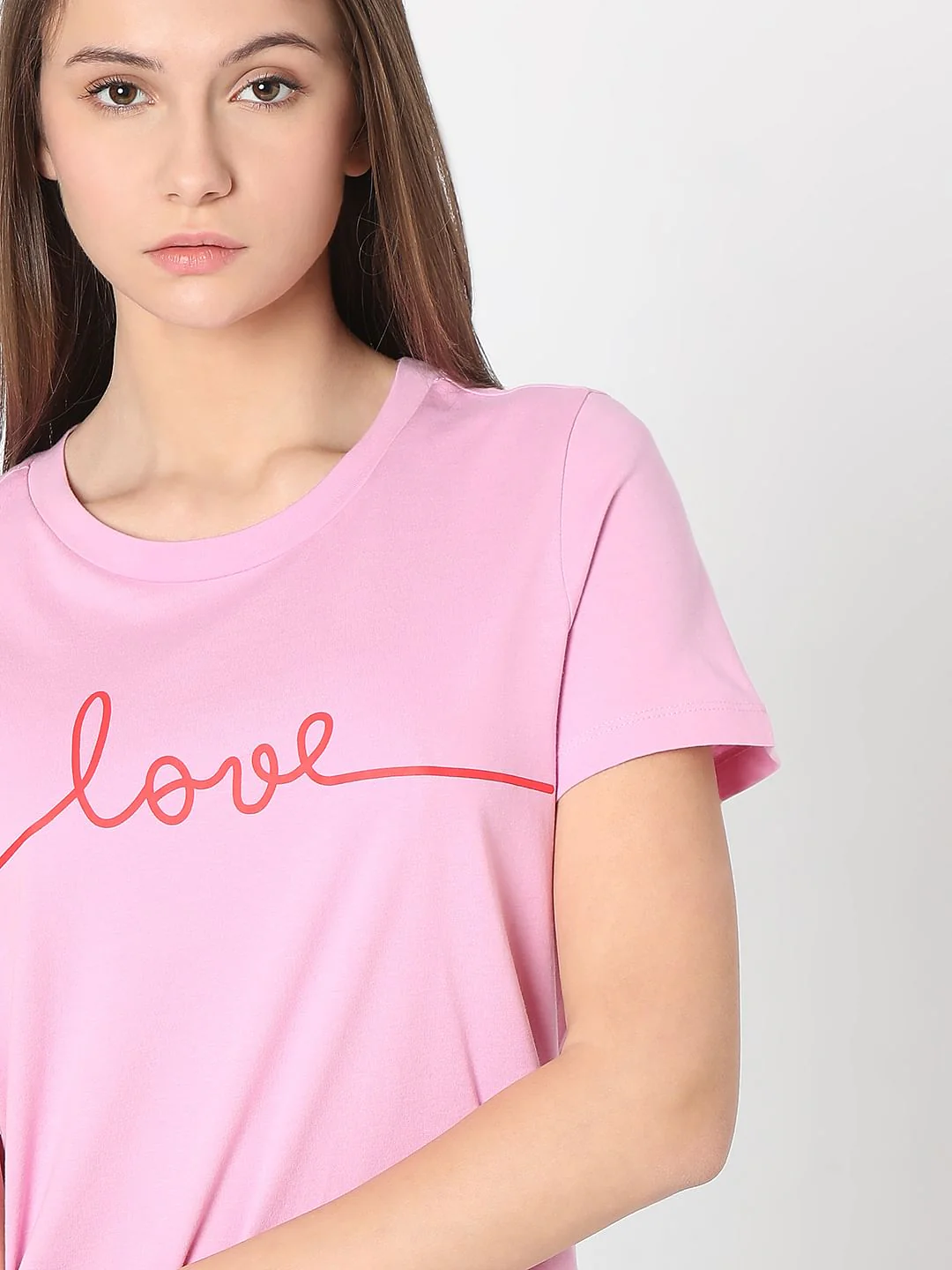 Pastel Lavender Cotton T-Shirt - Image 6