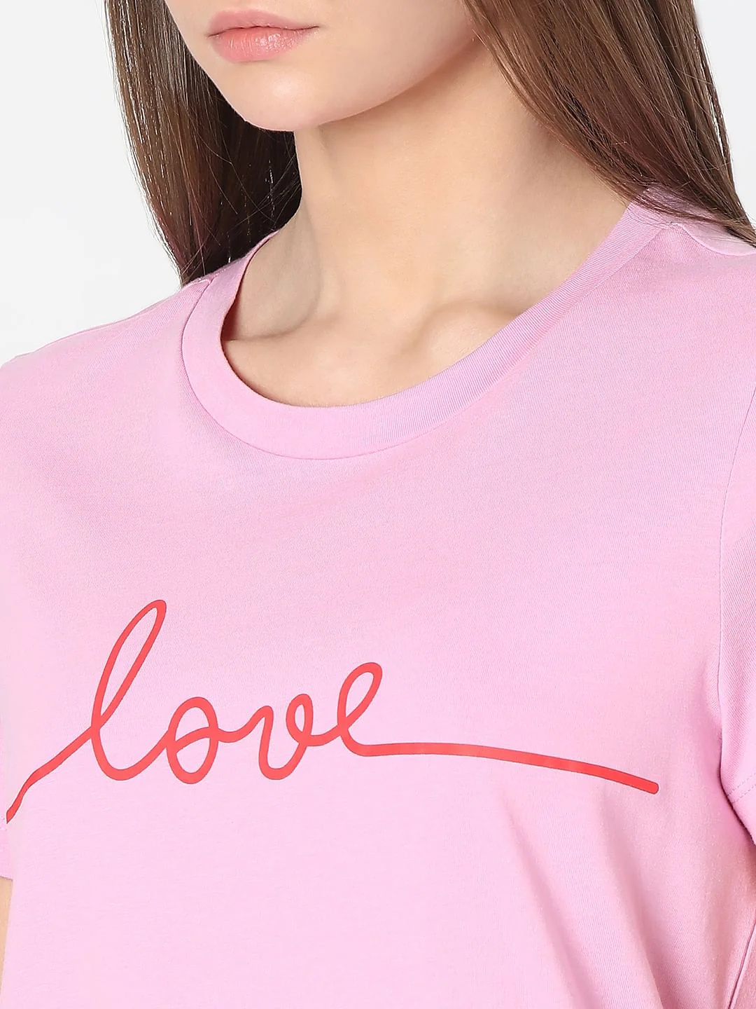 Pastel Lavender Cotton T-Shirt - Image 8