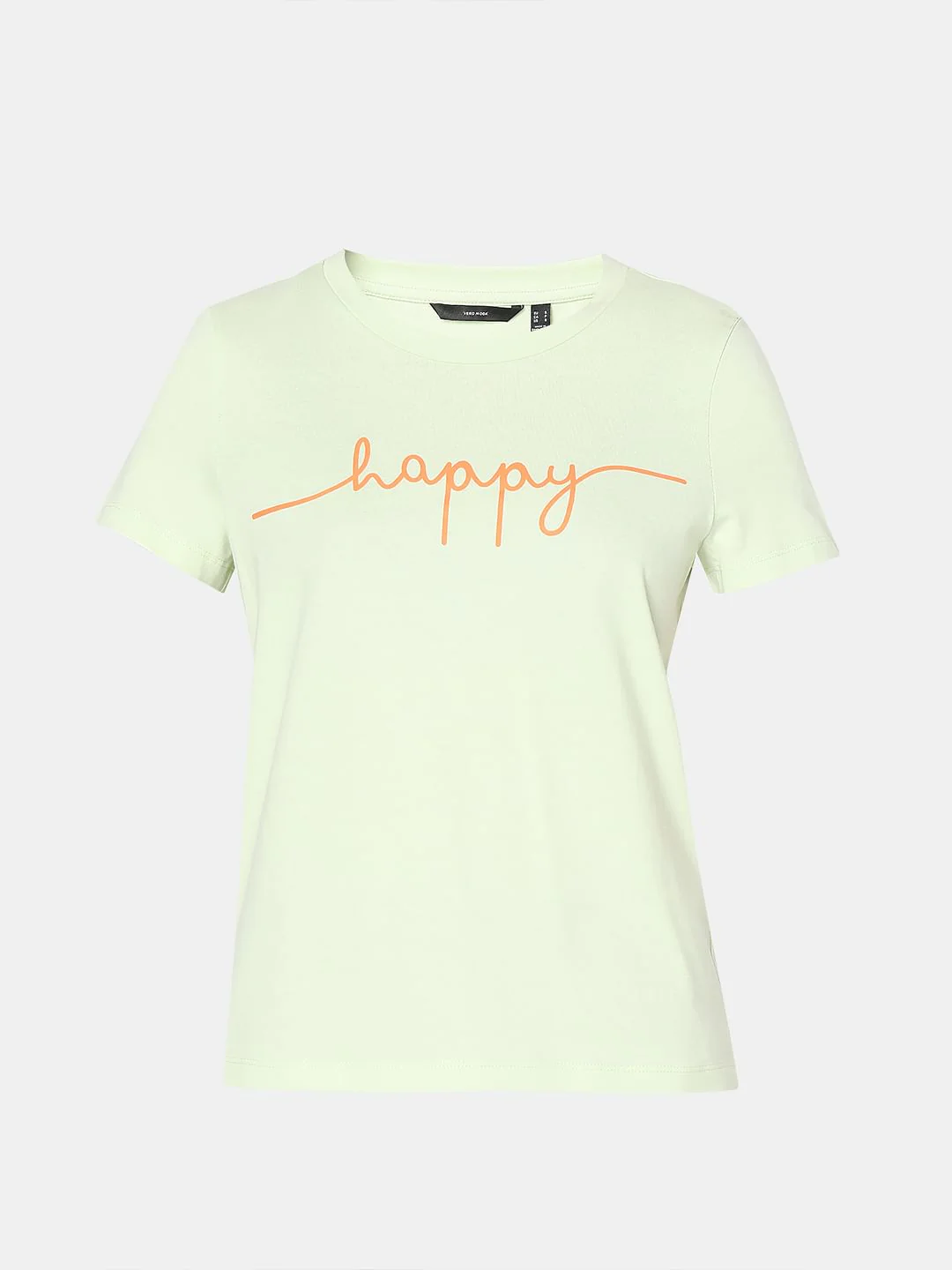 Pastel Green Cotton T-Shirt - Image 7