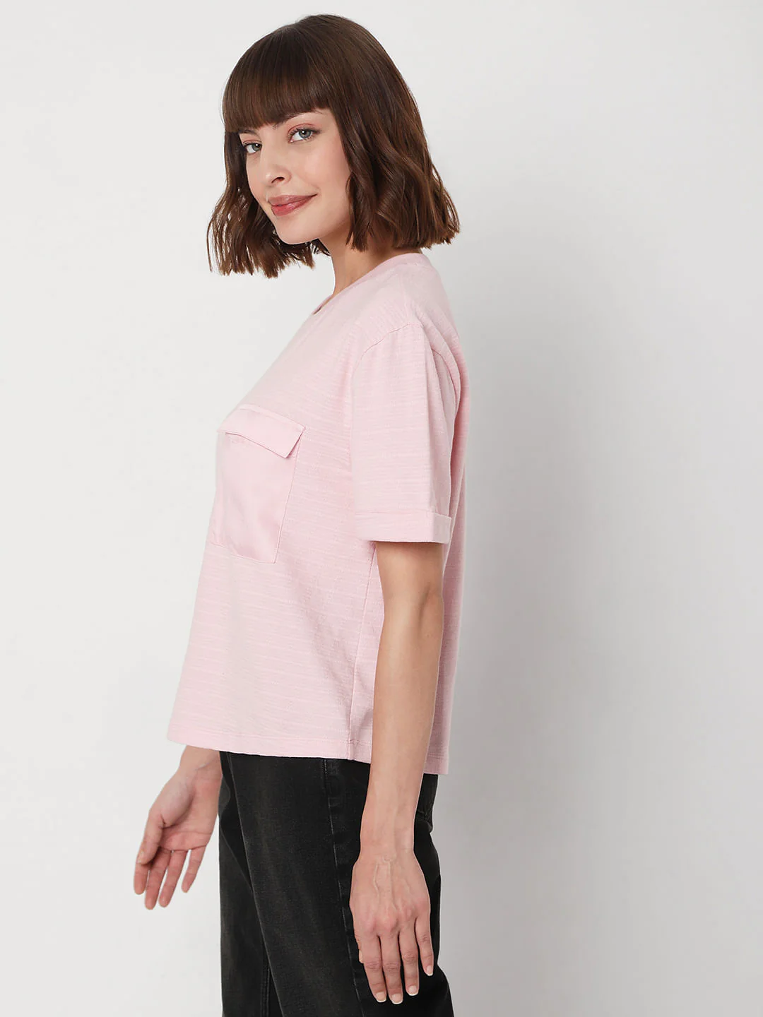Pink Striped T-Shirt - Image 3