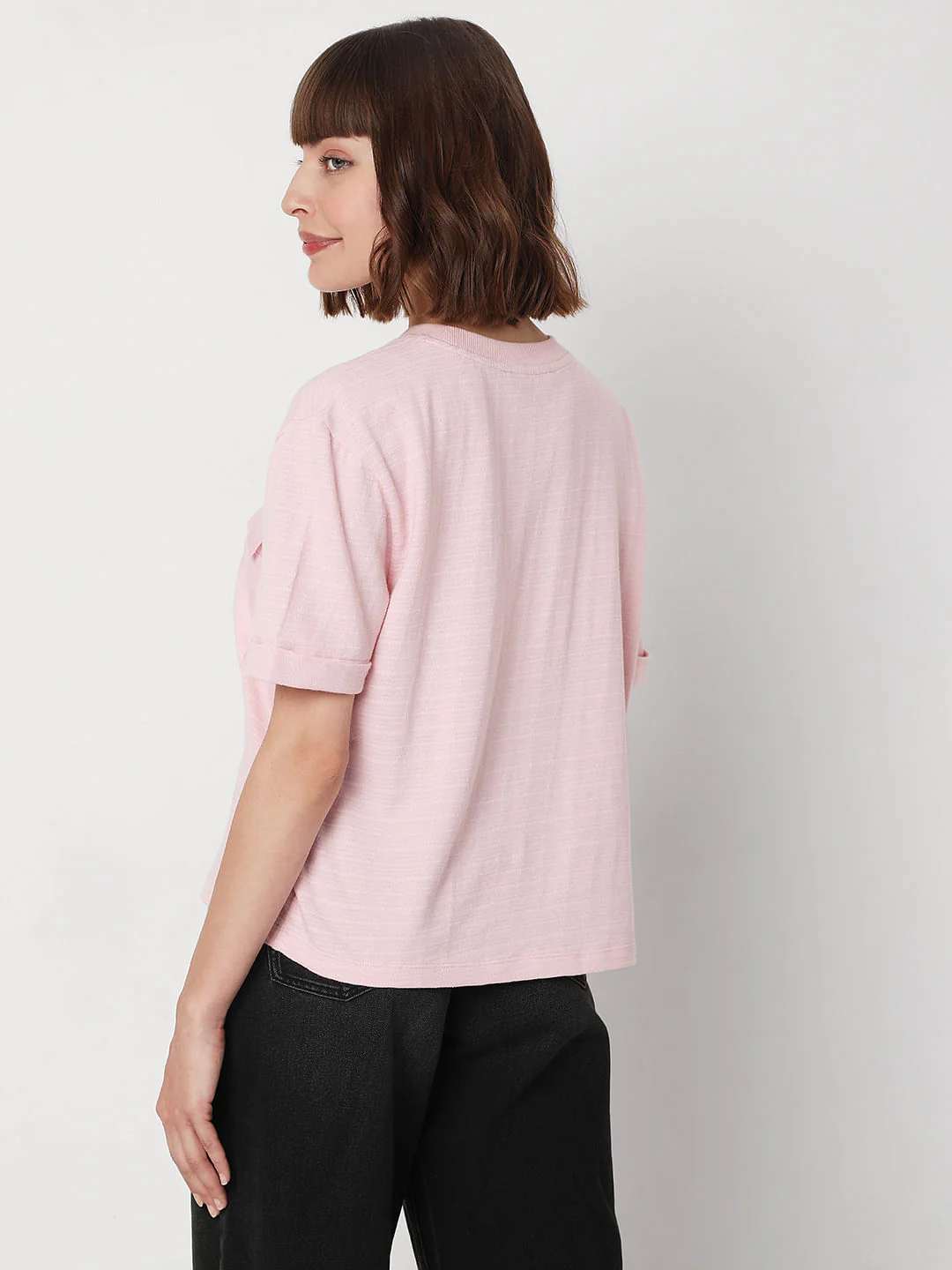 Pink Striped T-Shirt - Image 4