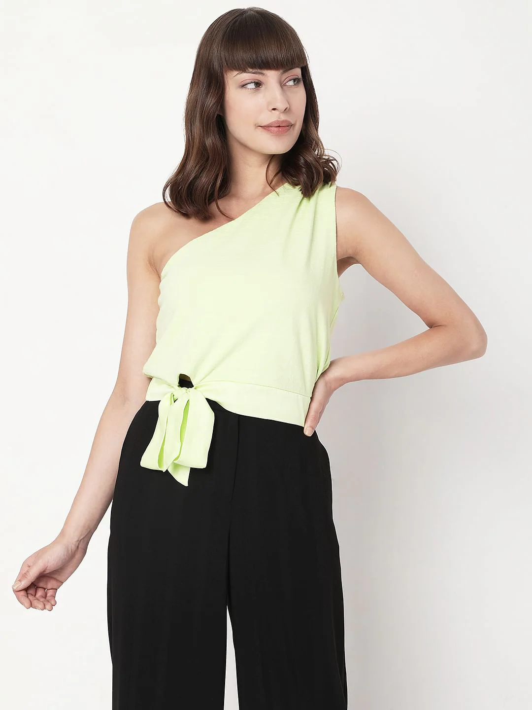 Green One Shoulder Top - Image 2