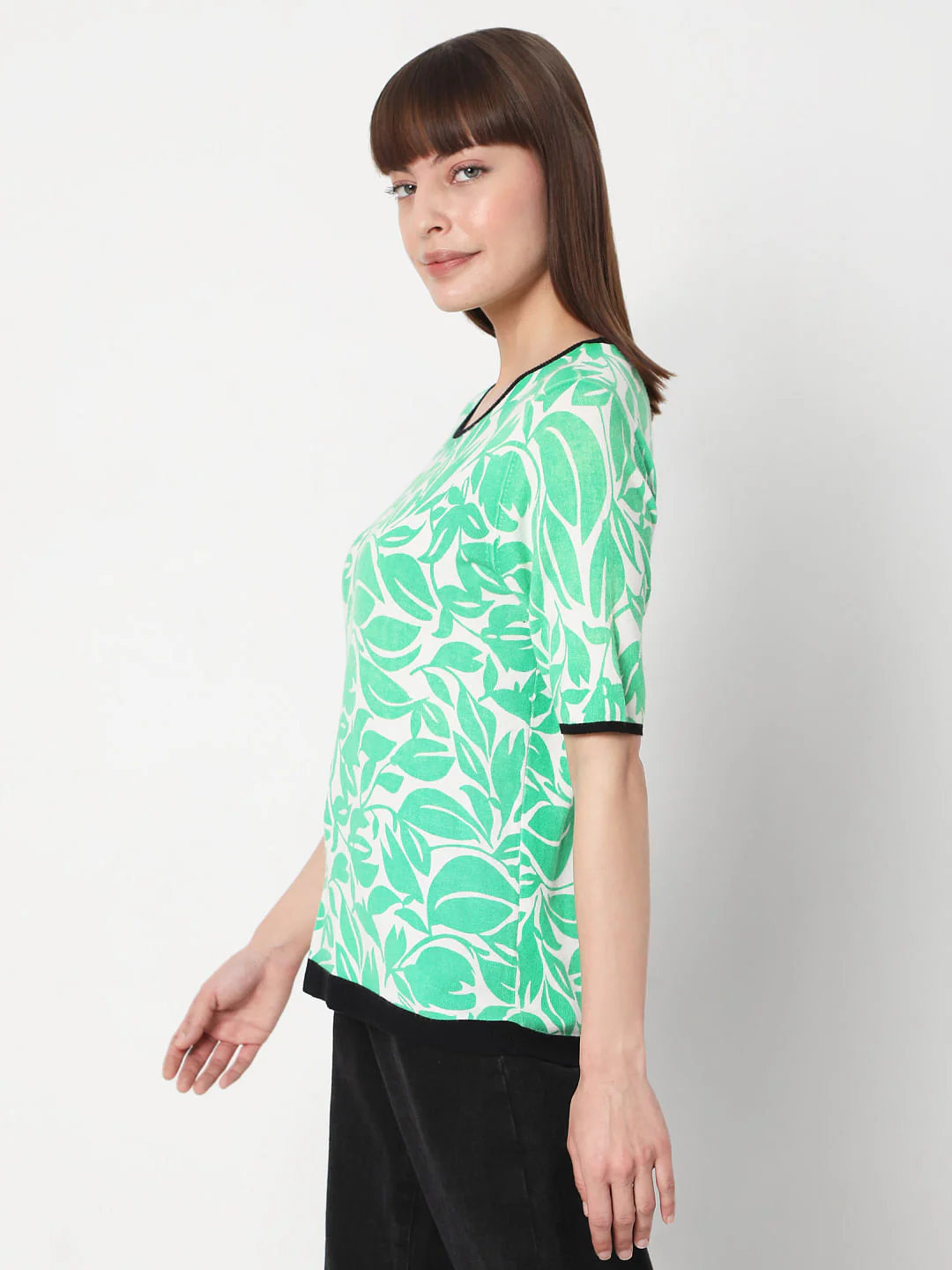 Green Printed Top - Image 3
