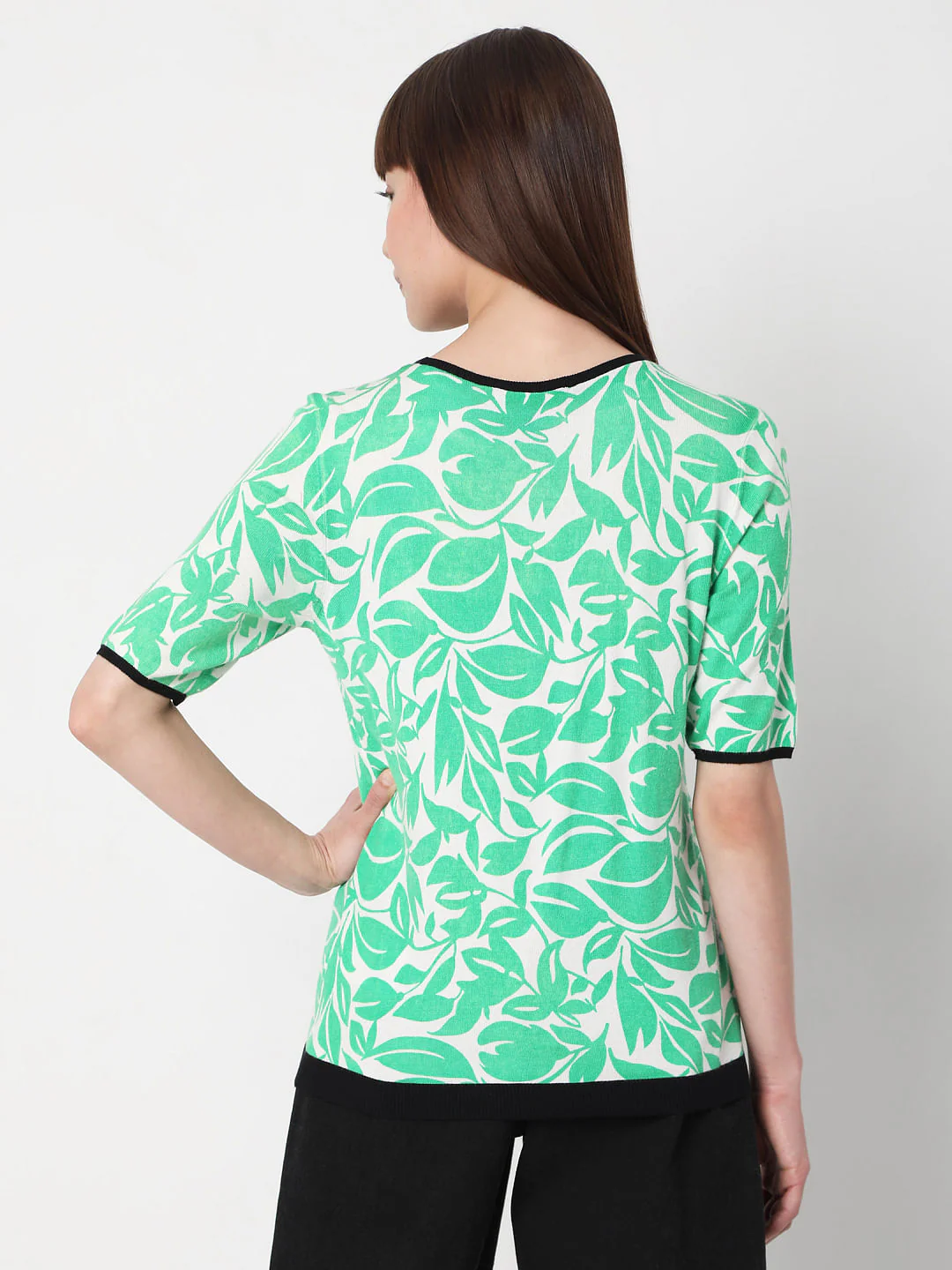 Green Printed Top - Image 4