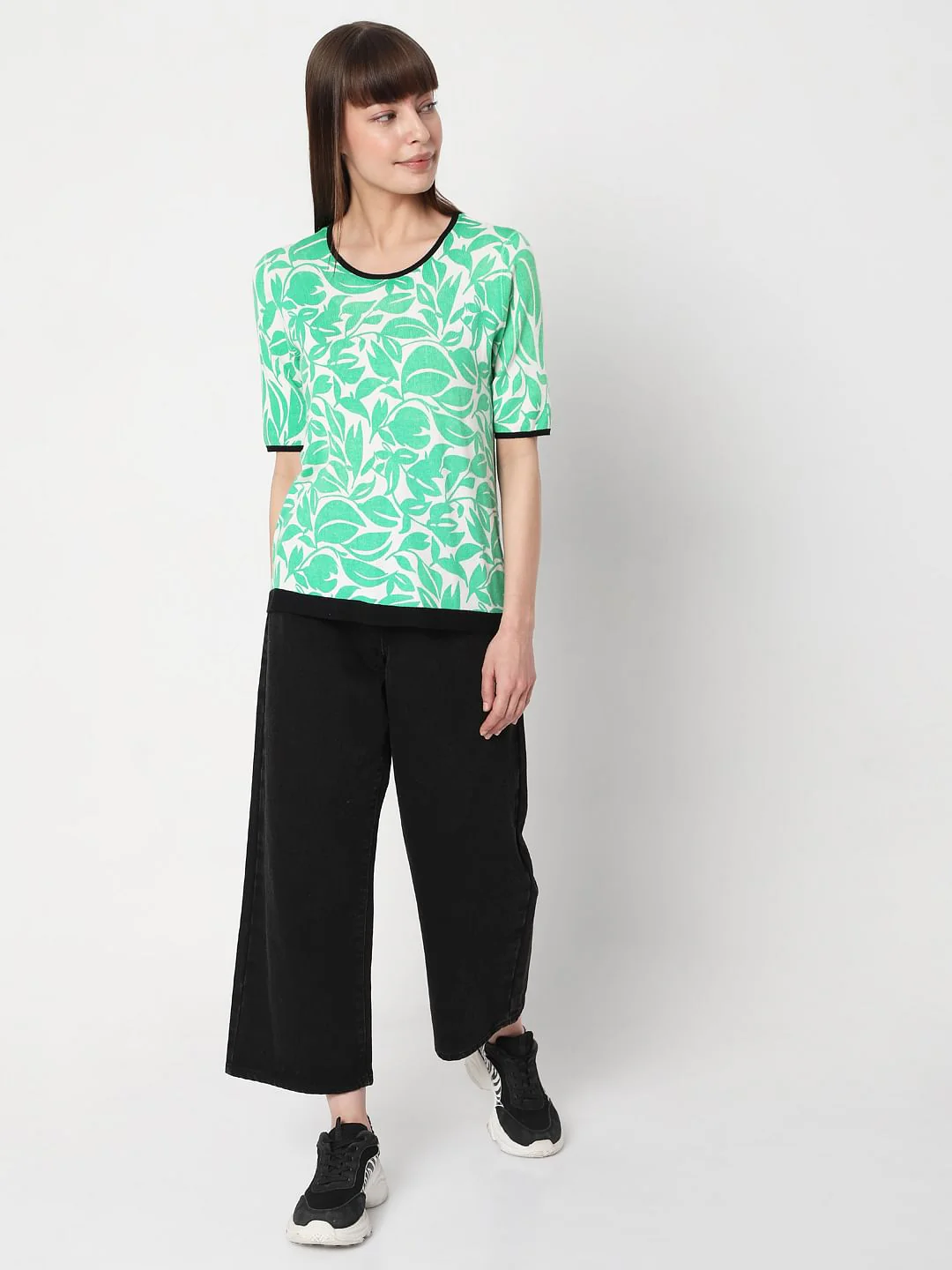 Green Printed Top - Image 5