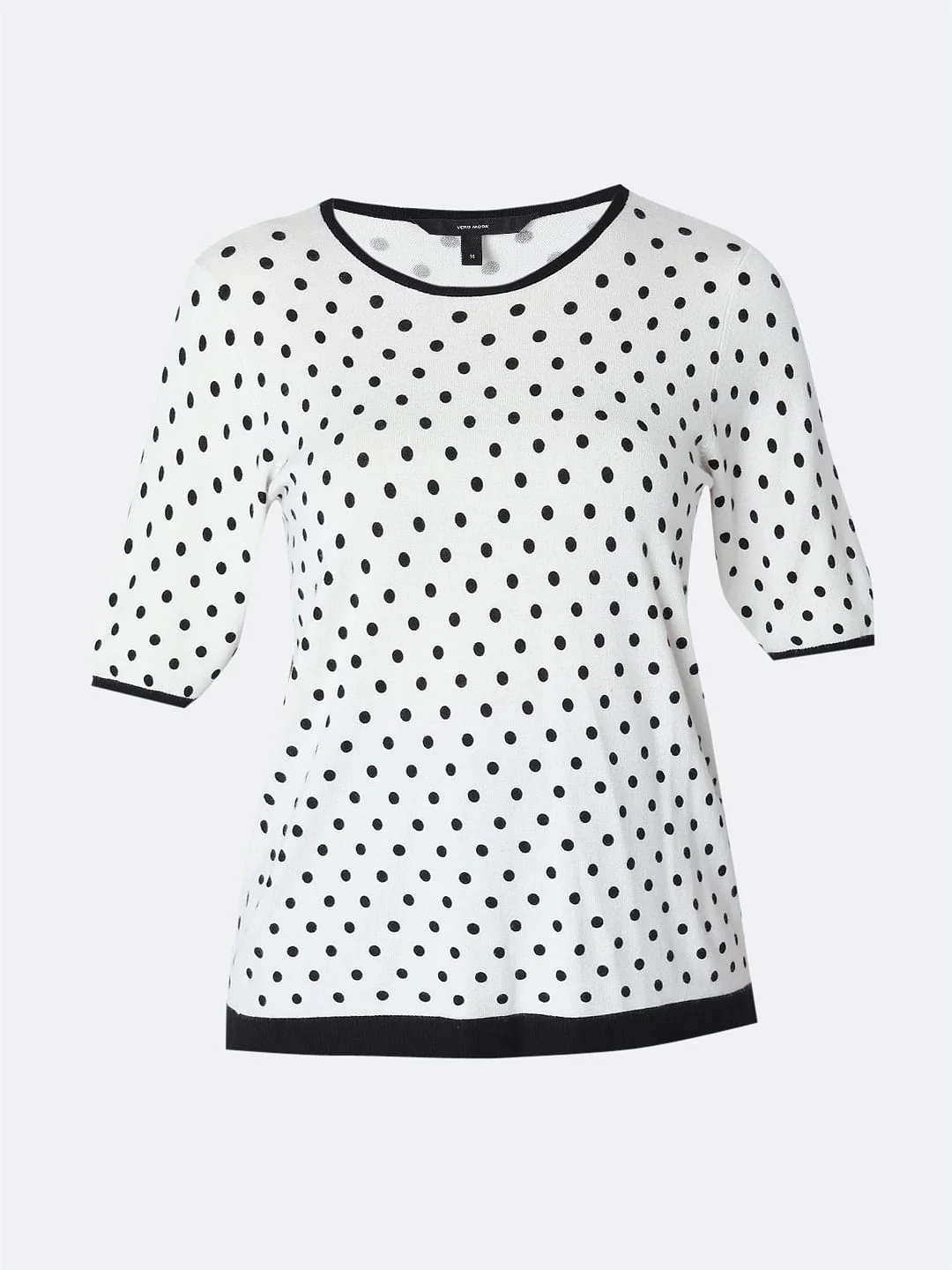 White Polka Dotted Top - Image 7