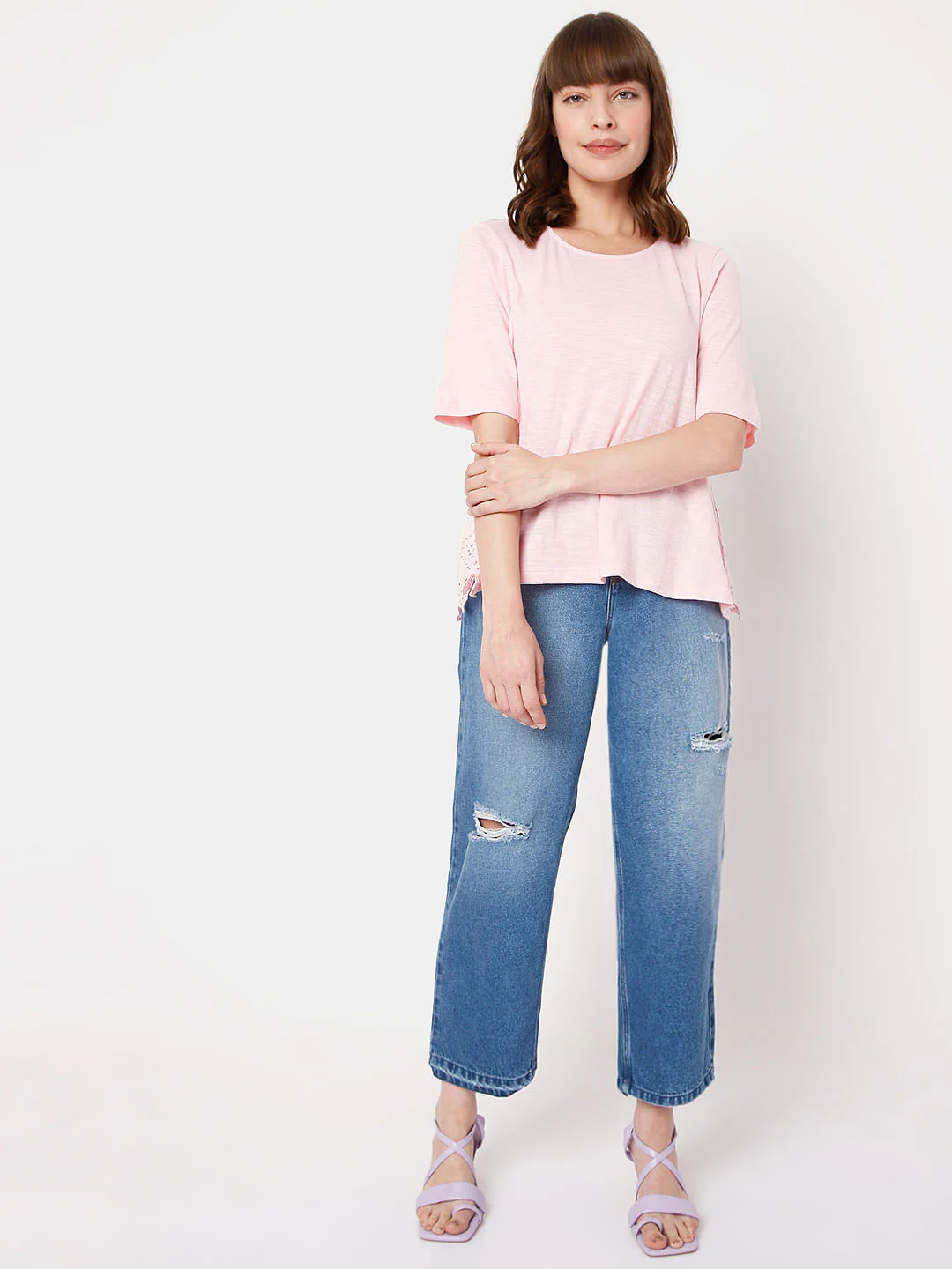 Pink Schiffli Top - Image 5