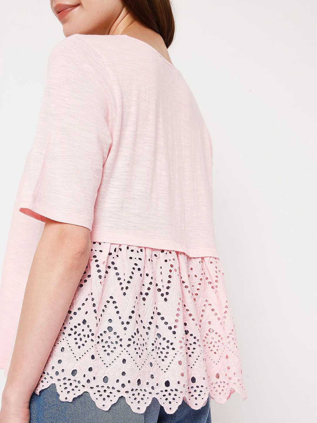 Pink Schiffli Top - Image 6