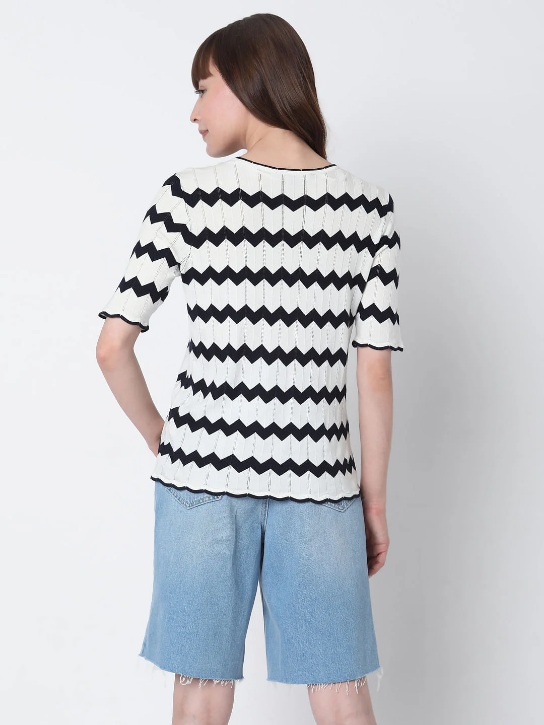 White Printed Top - Image 4