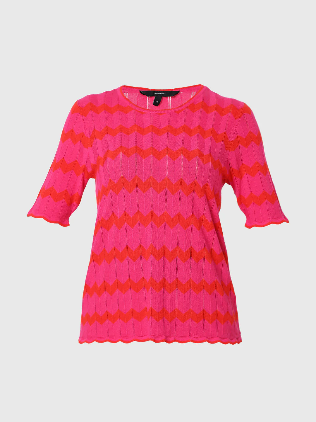 Fuschia Pink Knit Top - Image 7