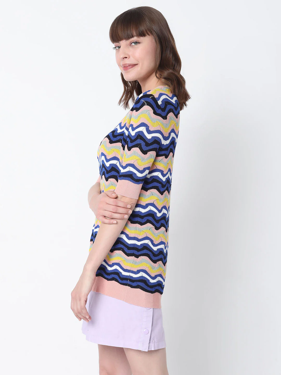 Blue Knit Top - Image 3