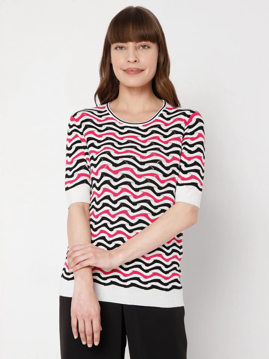 White Knit Top - Image 2