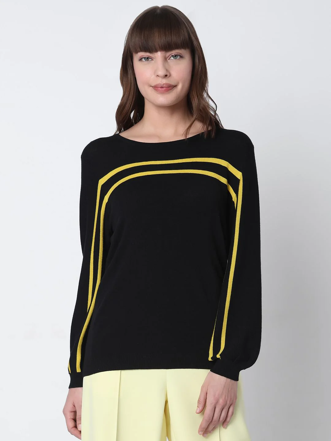 Black Knit Top - Image 2