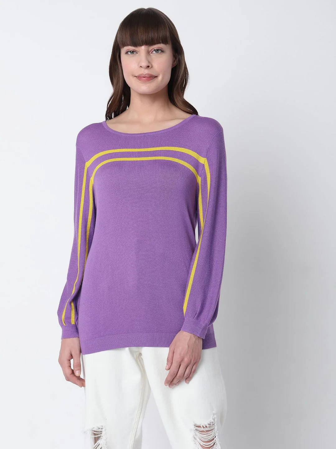 Purple Knit Top - Image 2