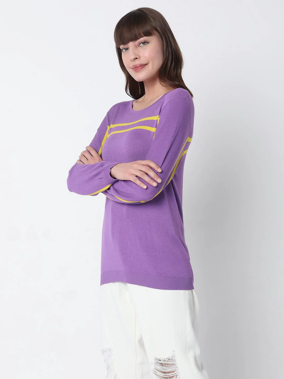 Purple Knit Top - Image 3