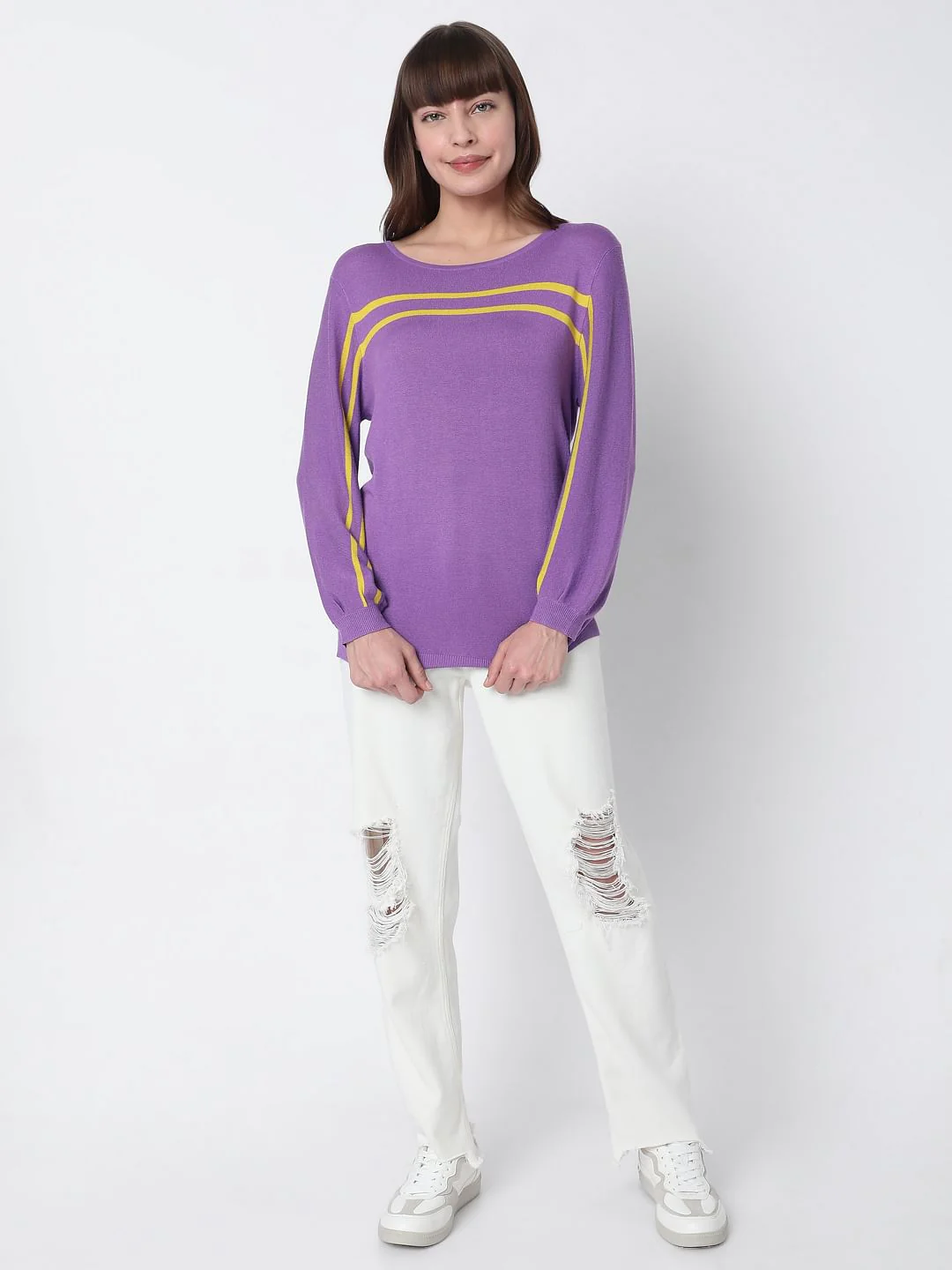 Purple Knit Top - Image 5