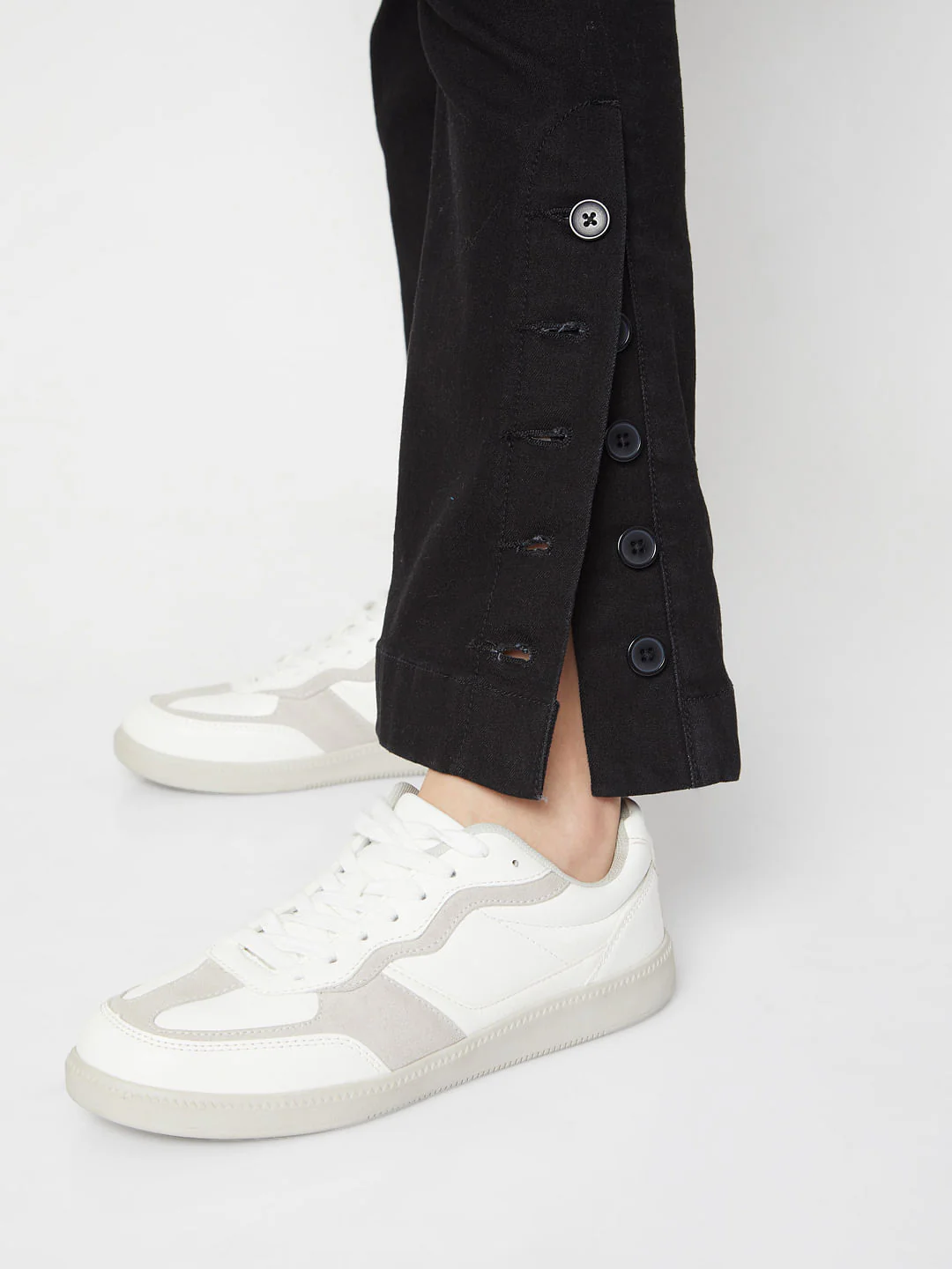 Black Petra Bootcut Jeans - Image 8