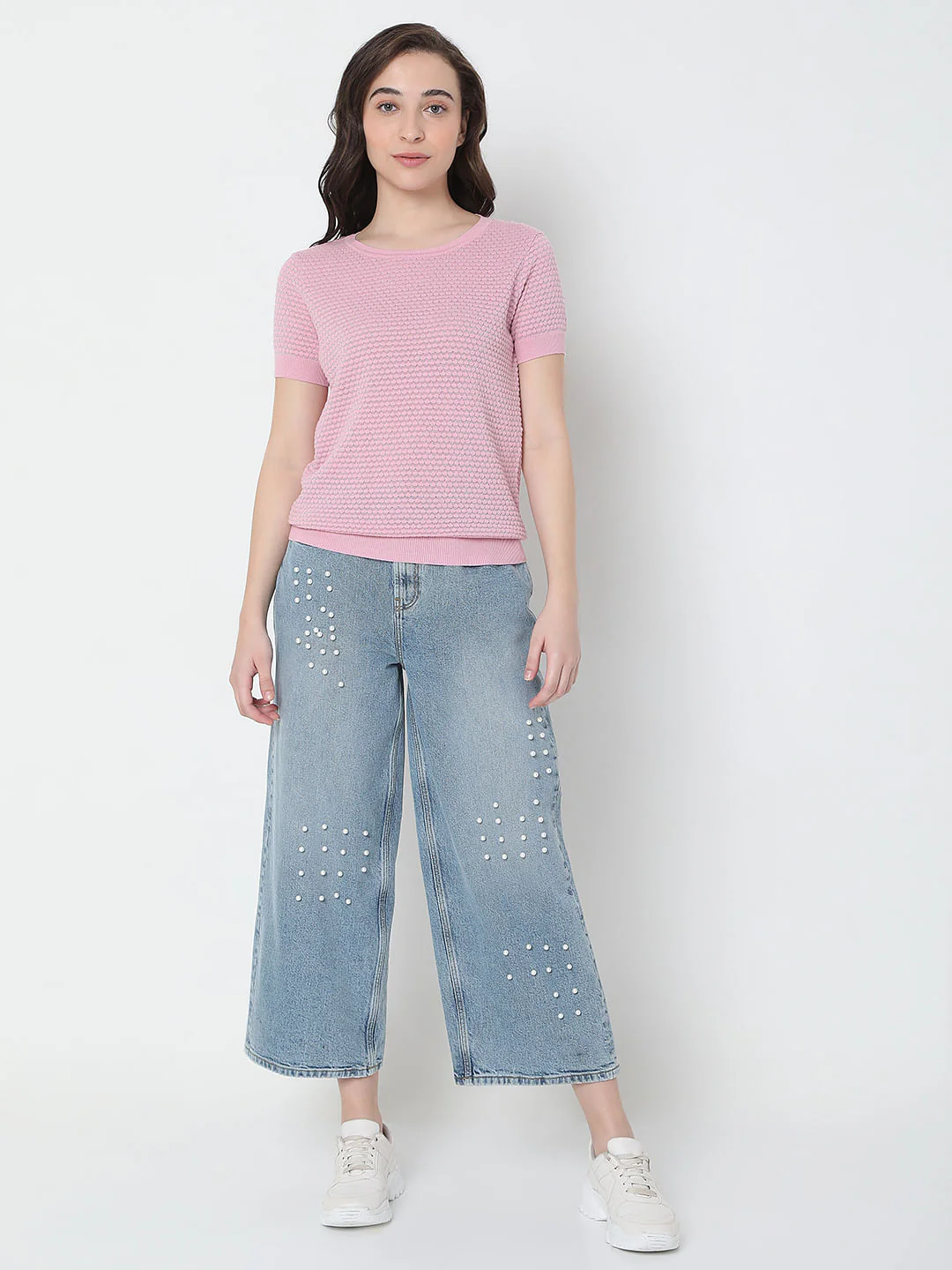 Lilac Textured Sweater - Image 5