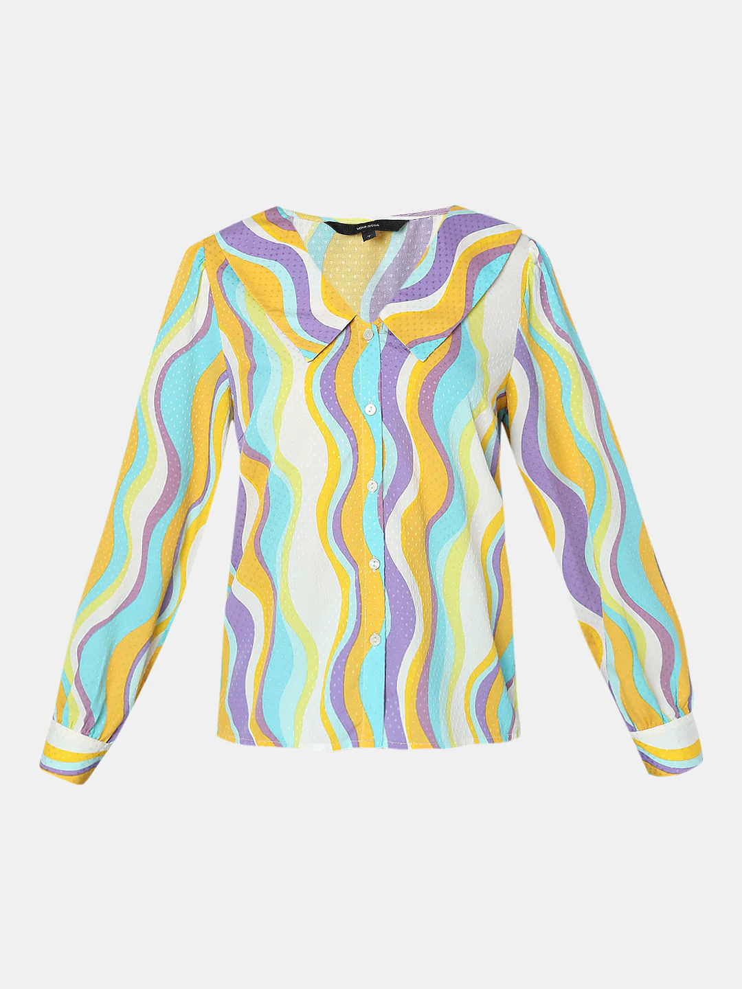 Multi-Colour Abstract Print Shirt - Image 7