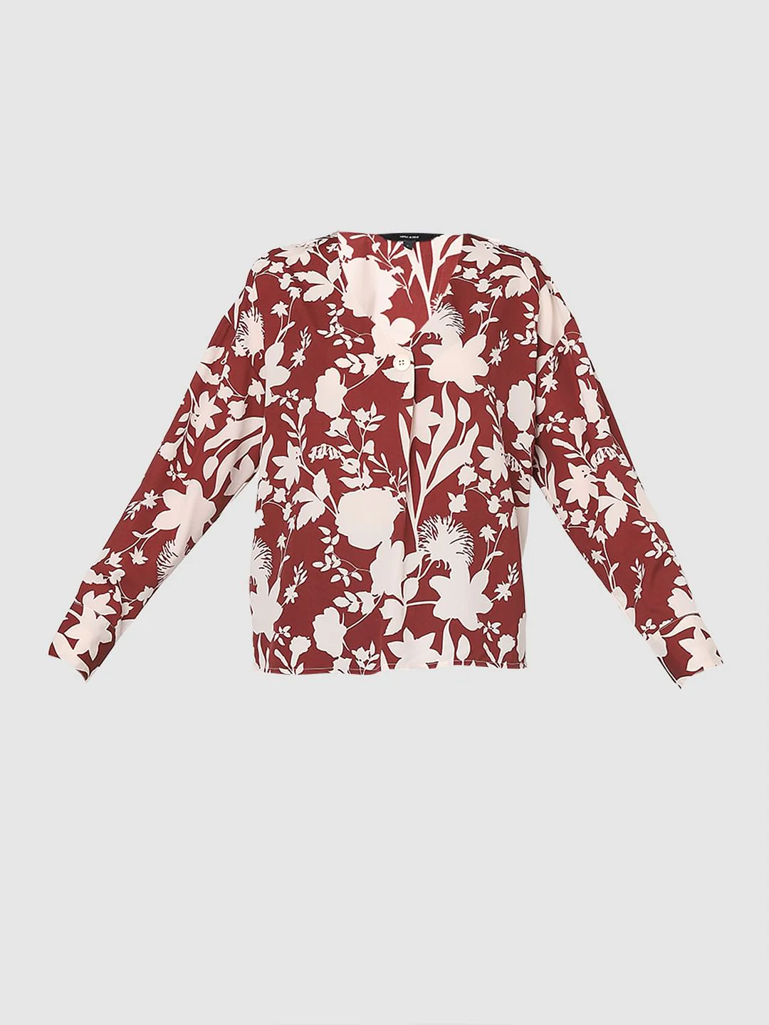 Beige Floral Print Top - Image 7