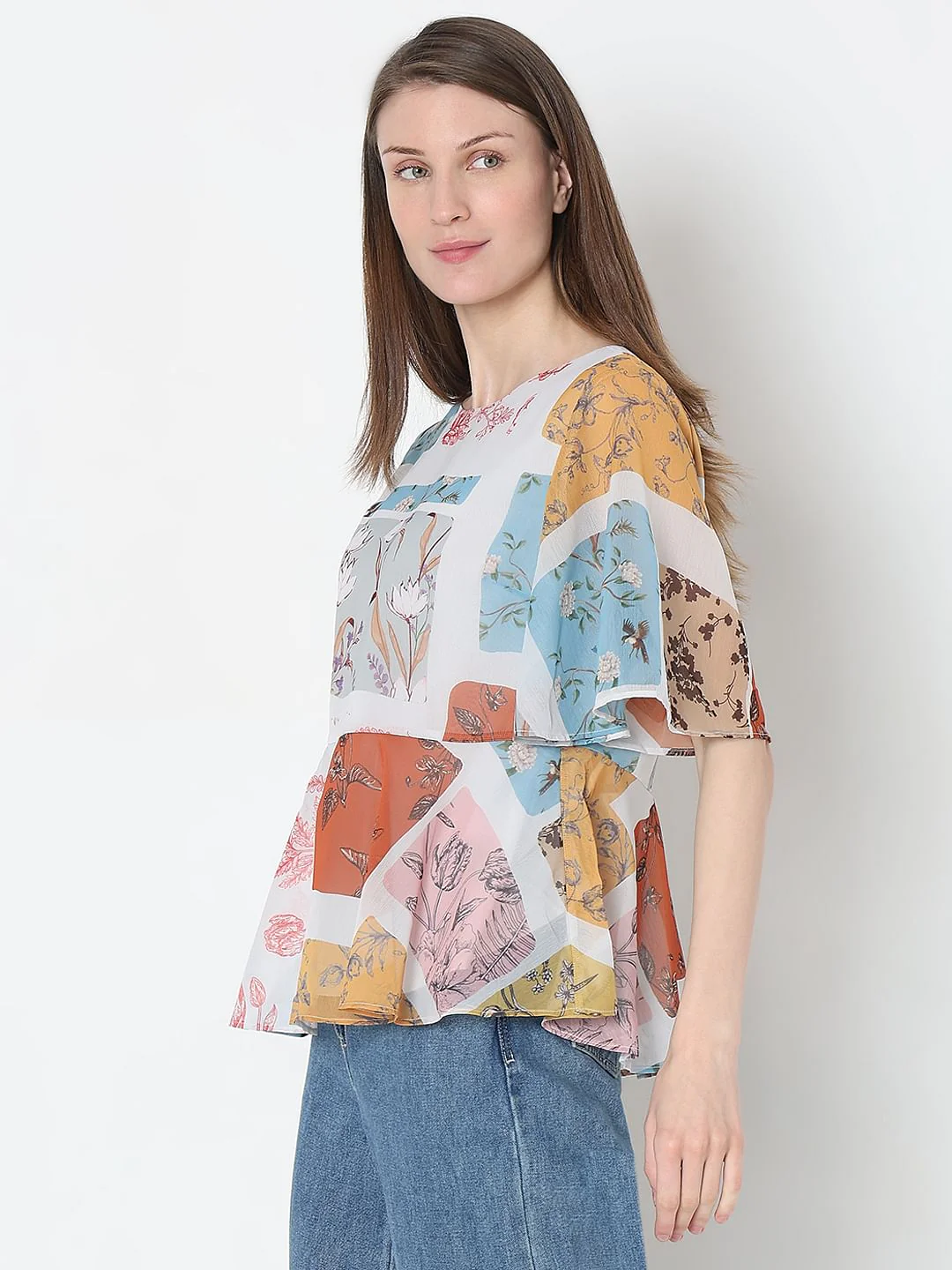 Multi-Colour Printed Top - Image 3