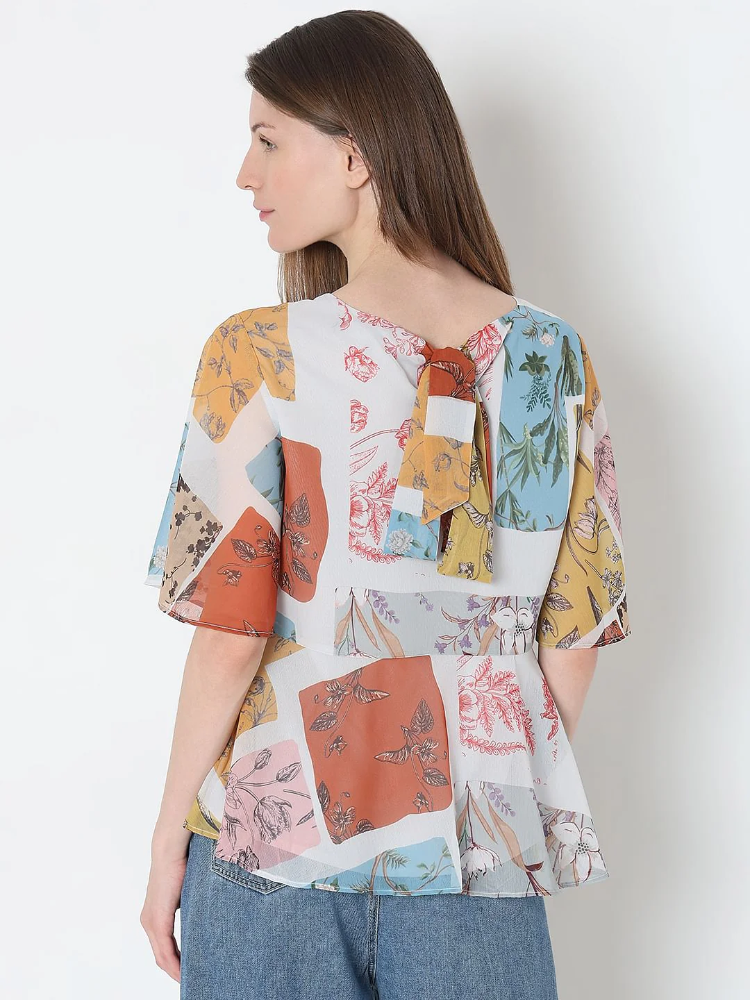 Multi-Colour Printed Top - Image 4