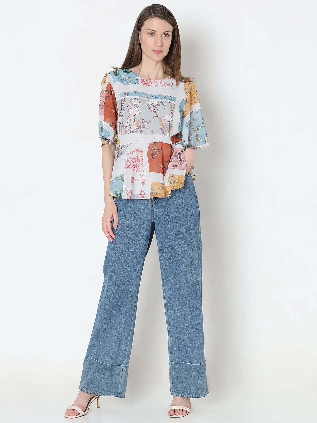 Multi-Colour Printed Top - Image 5