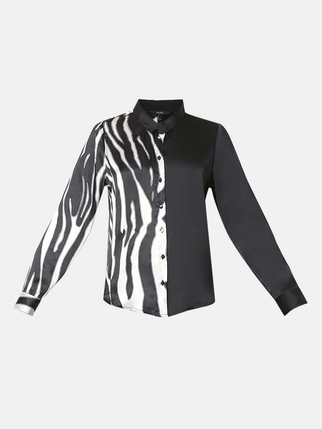 Black Printed Shirt - Image 7
