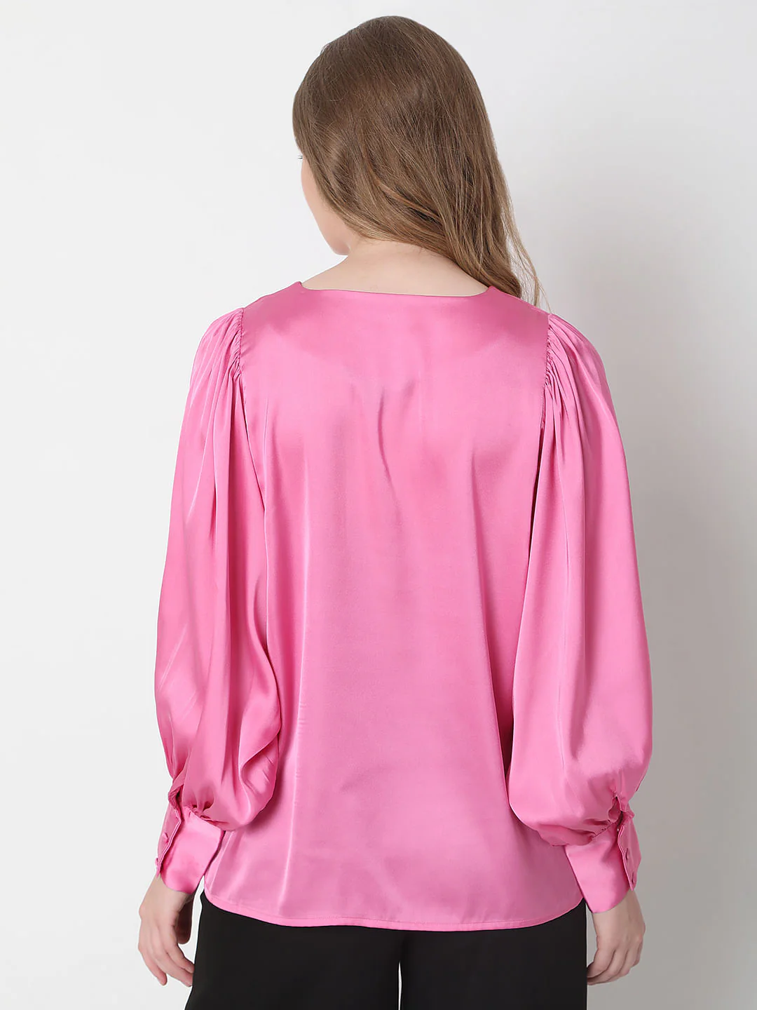 Pink Satin Top - Image 4