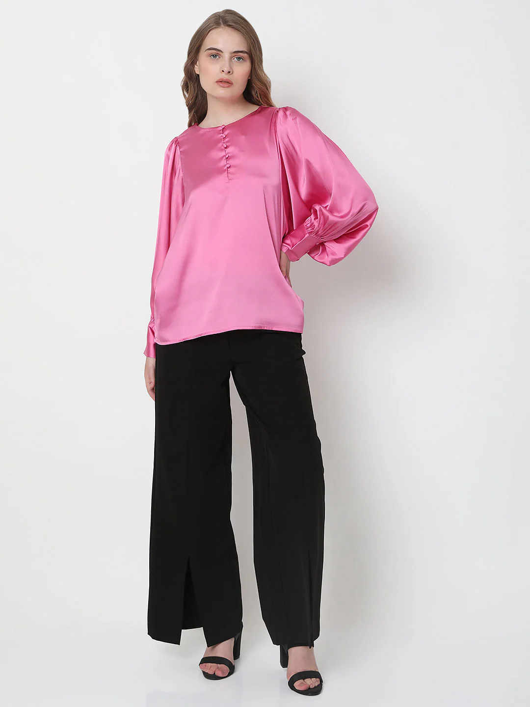 Pink Satin Top - Image 5